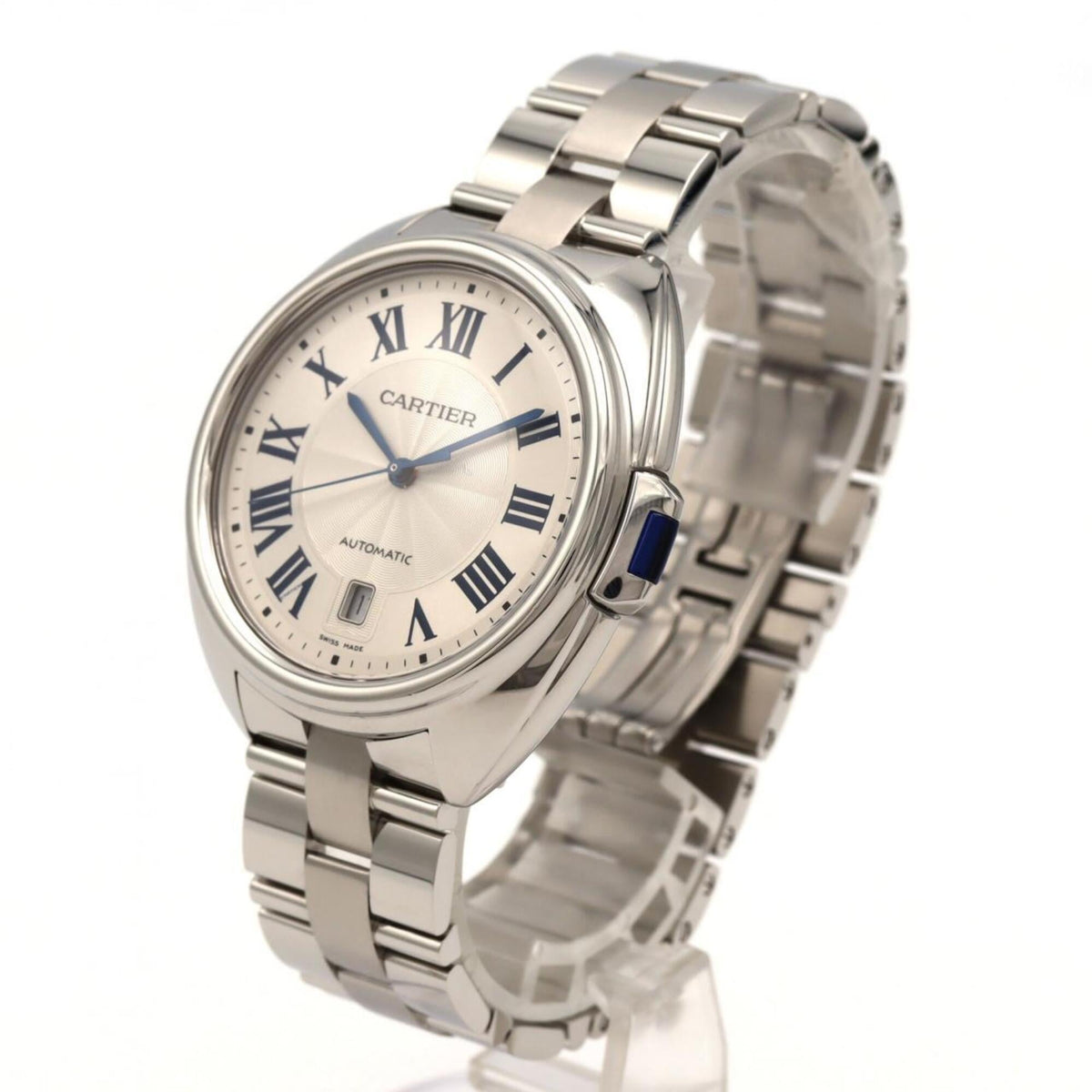 Cartier Clé de WSCL0007 Silber Zifferblatt 40mm Uhr