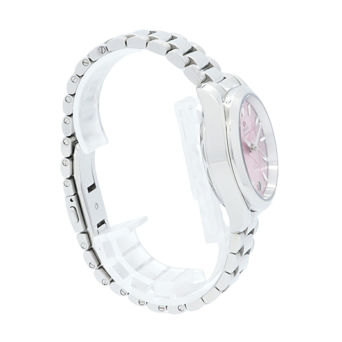 Omega Seamaster Aqua Terra 220.10.34.20.10.003 Horloge met roze wijzerplaat, 34 mm