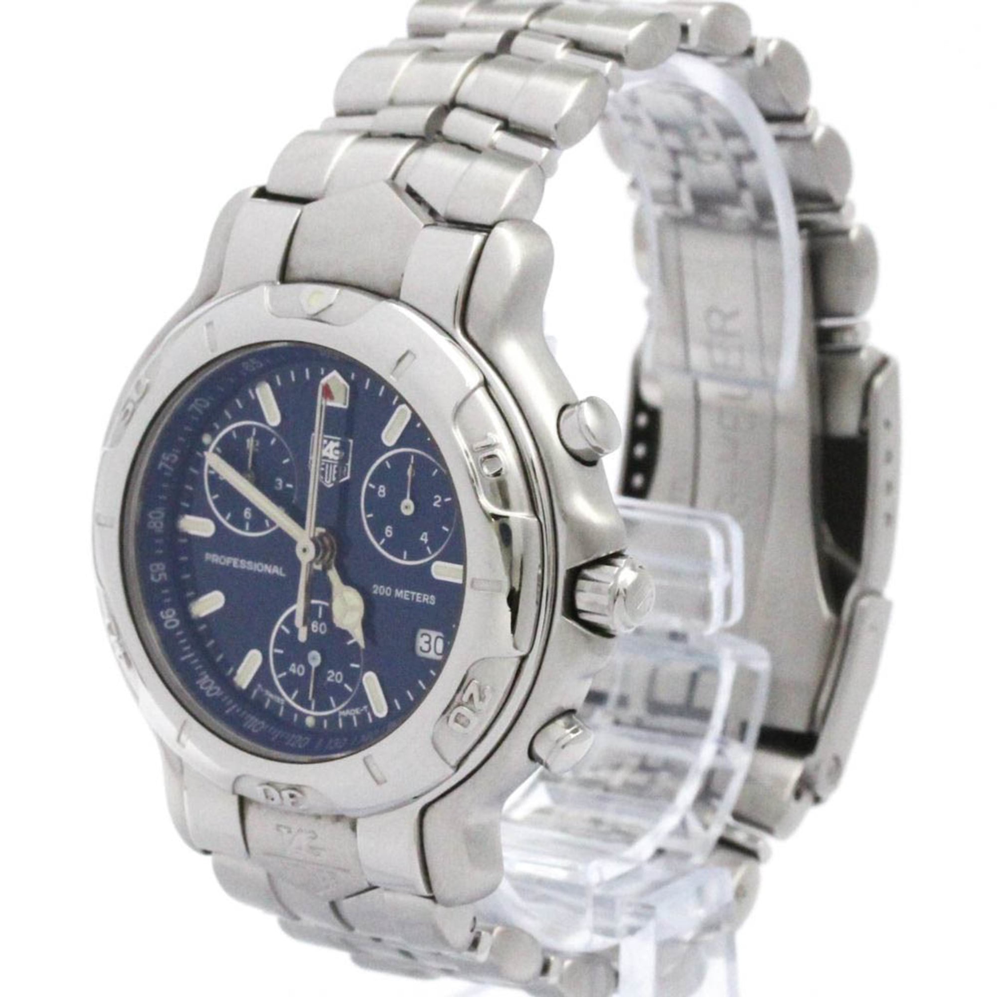 TAG HEUER 6000 Chronogragh Steel Quartz Mens Watch CH1111