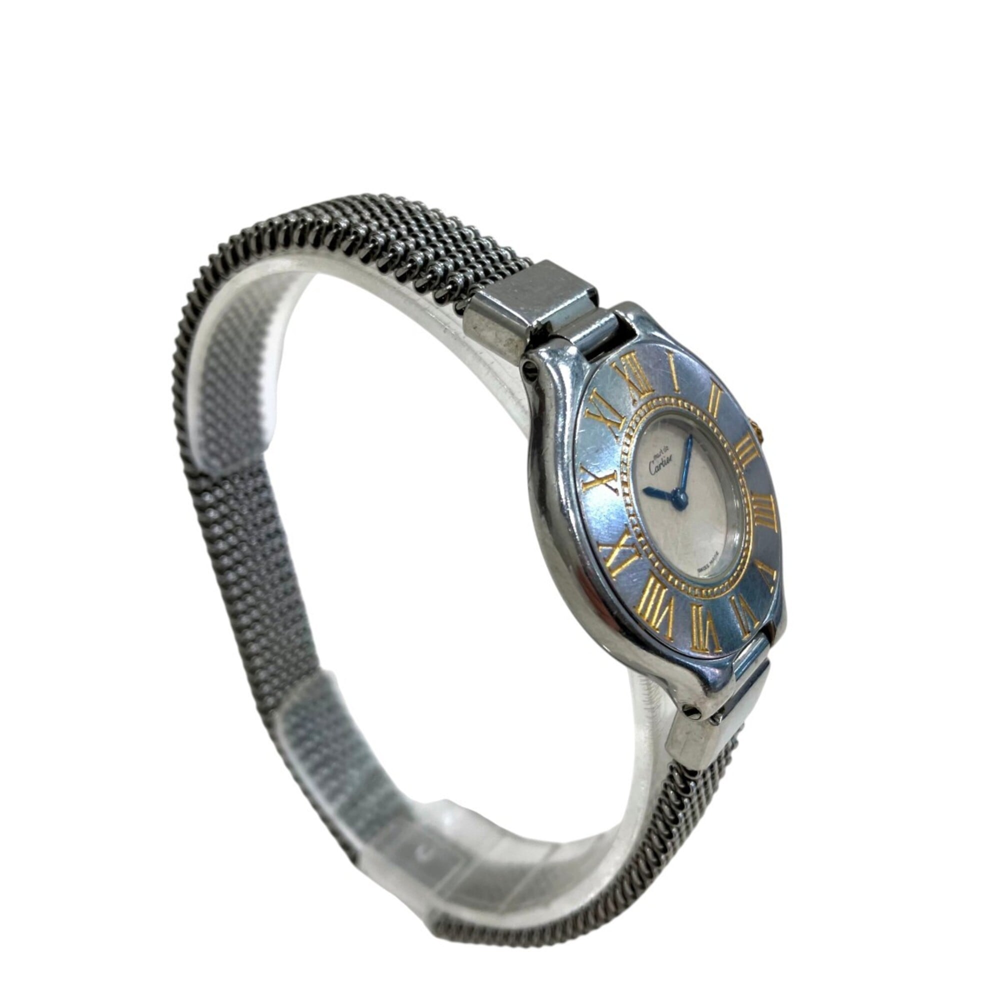 Cartier Must 21 Vingt-et-un SM watch, total weight 32g, stainless stee