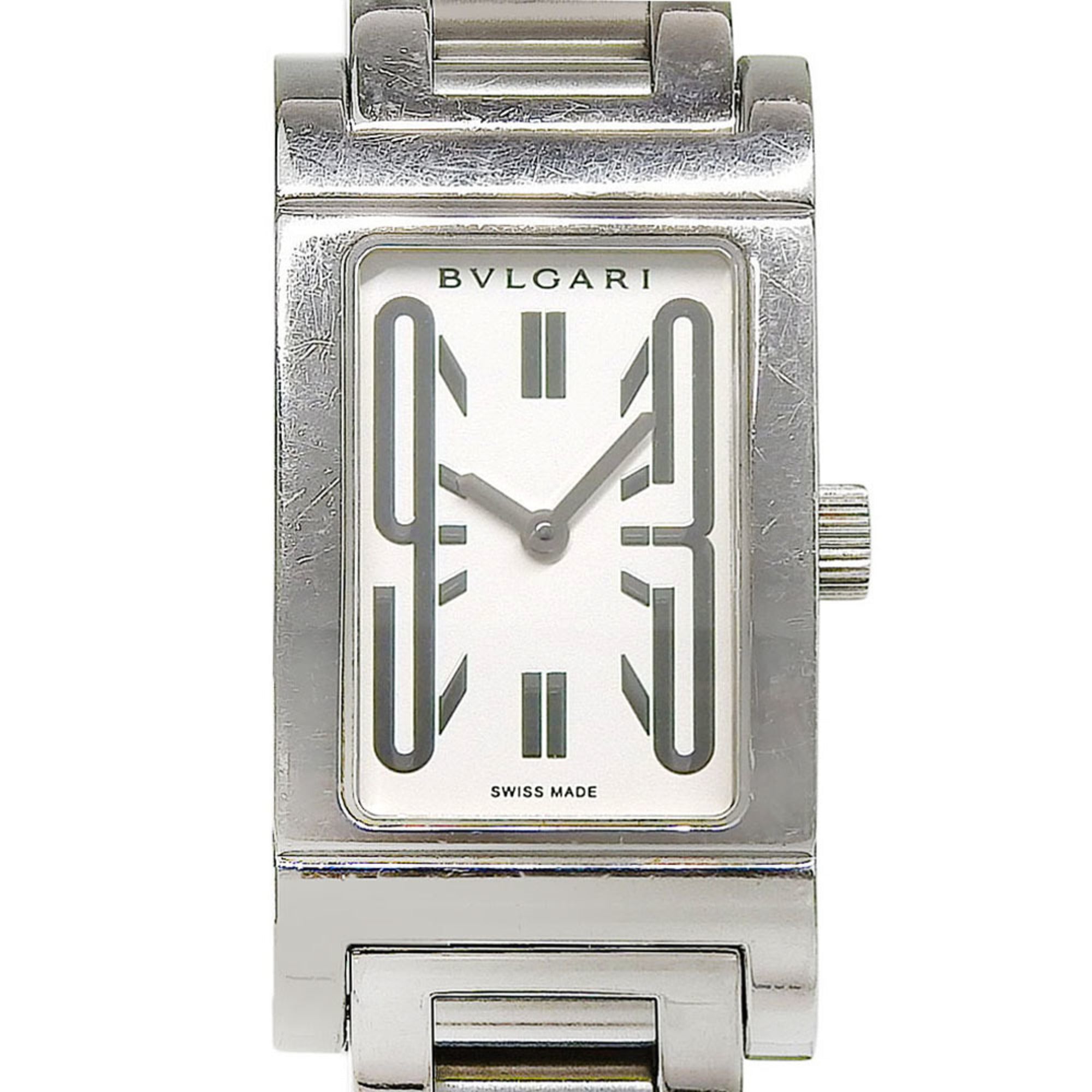 Bulgari Rettangolo RT39S White Dial 21mm Watch