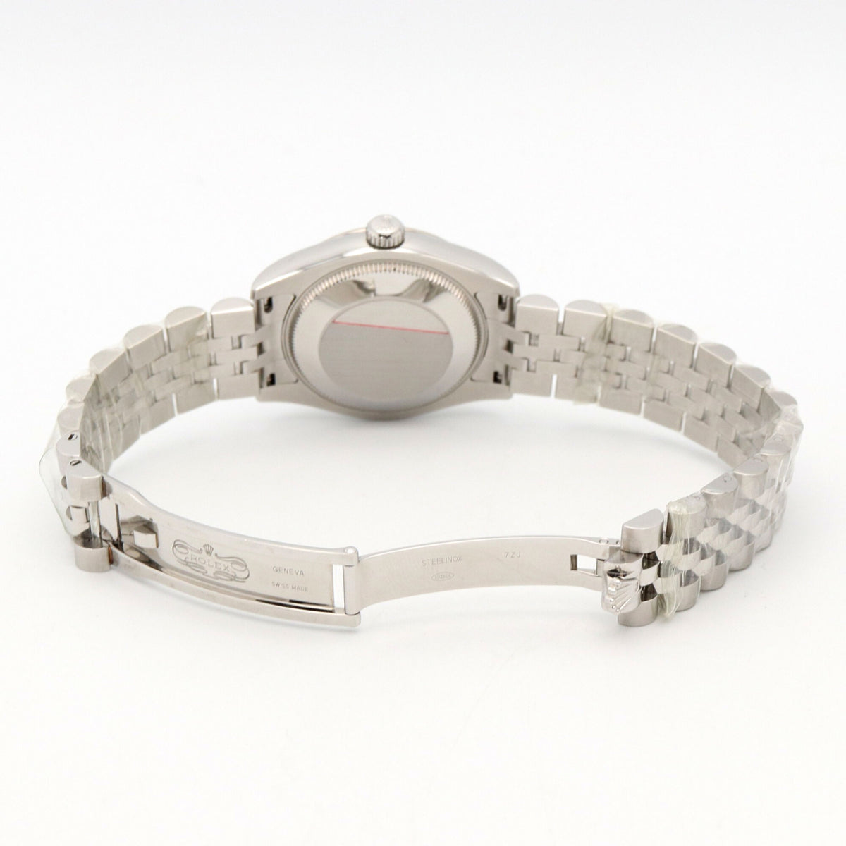 Rolex Datejust 10P Diamond 178274G horloge met zwarte wijzerplaat, 31 mm