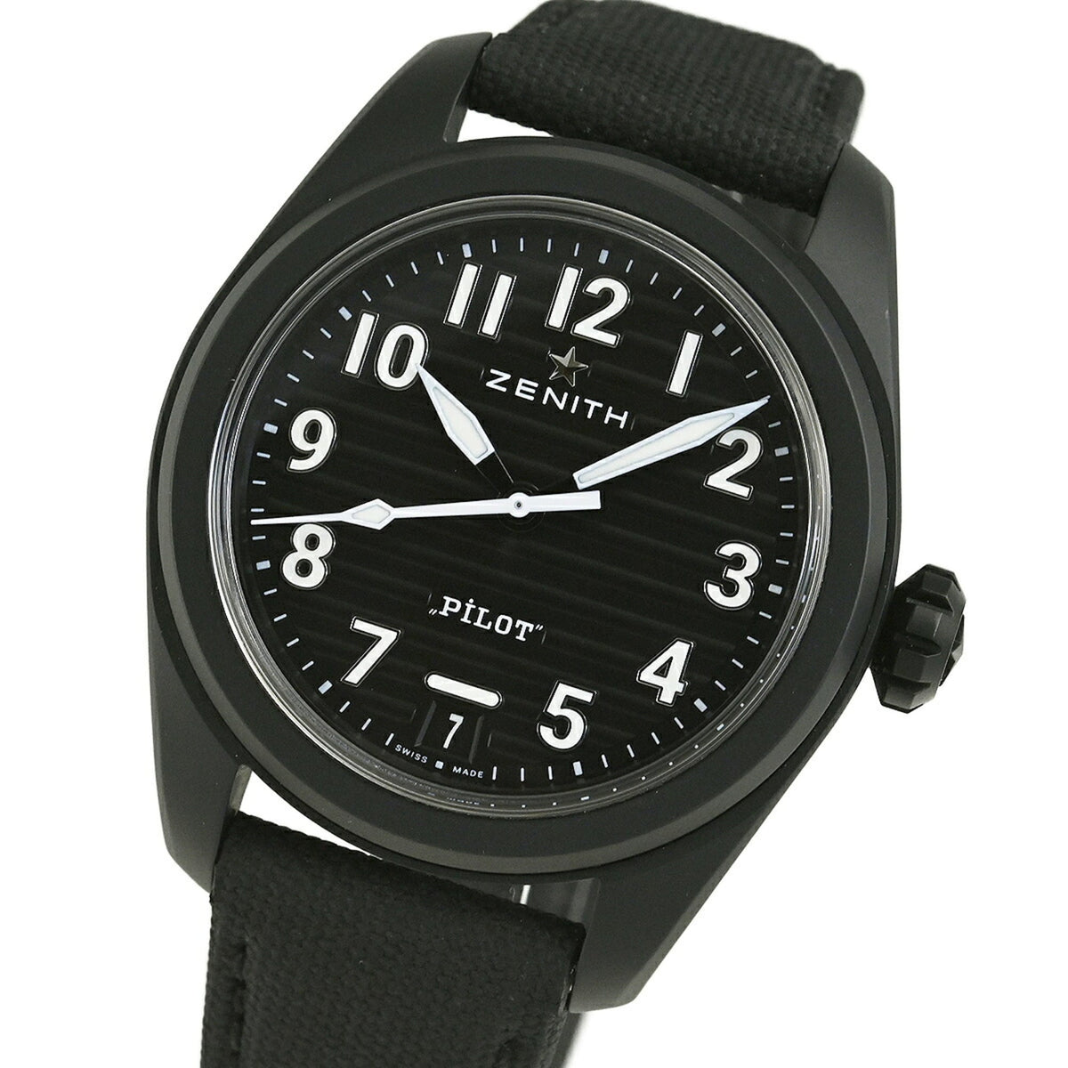 Zenith Pilot 49.4000.3620/21.I001 Schwarz Zifferblatt 40mm Uhr