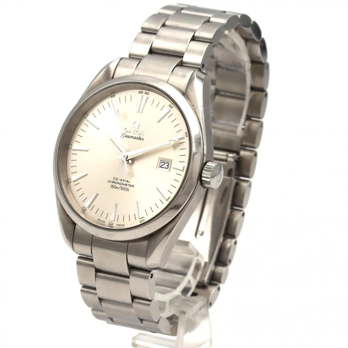 Omega Seamaster Aqua Terra 2502.3 Silber Zifferblatt 42 mm Uhr