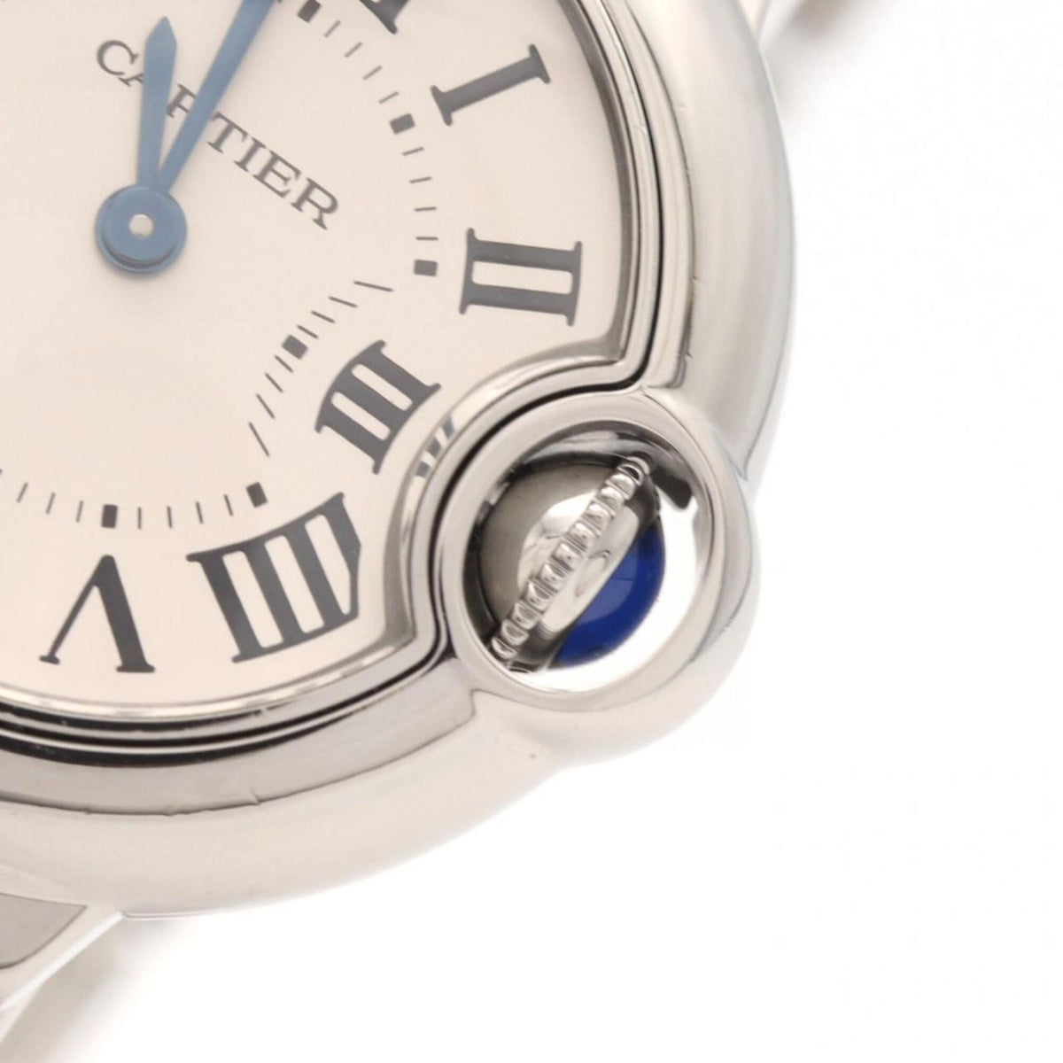Cartier Ballon Bleu SM W69010Z4 Silver Dial 28mm Watch