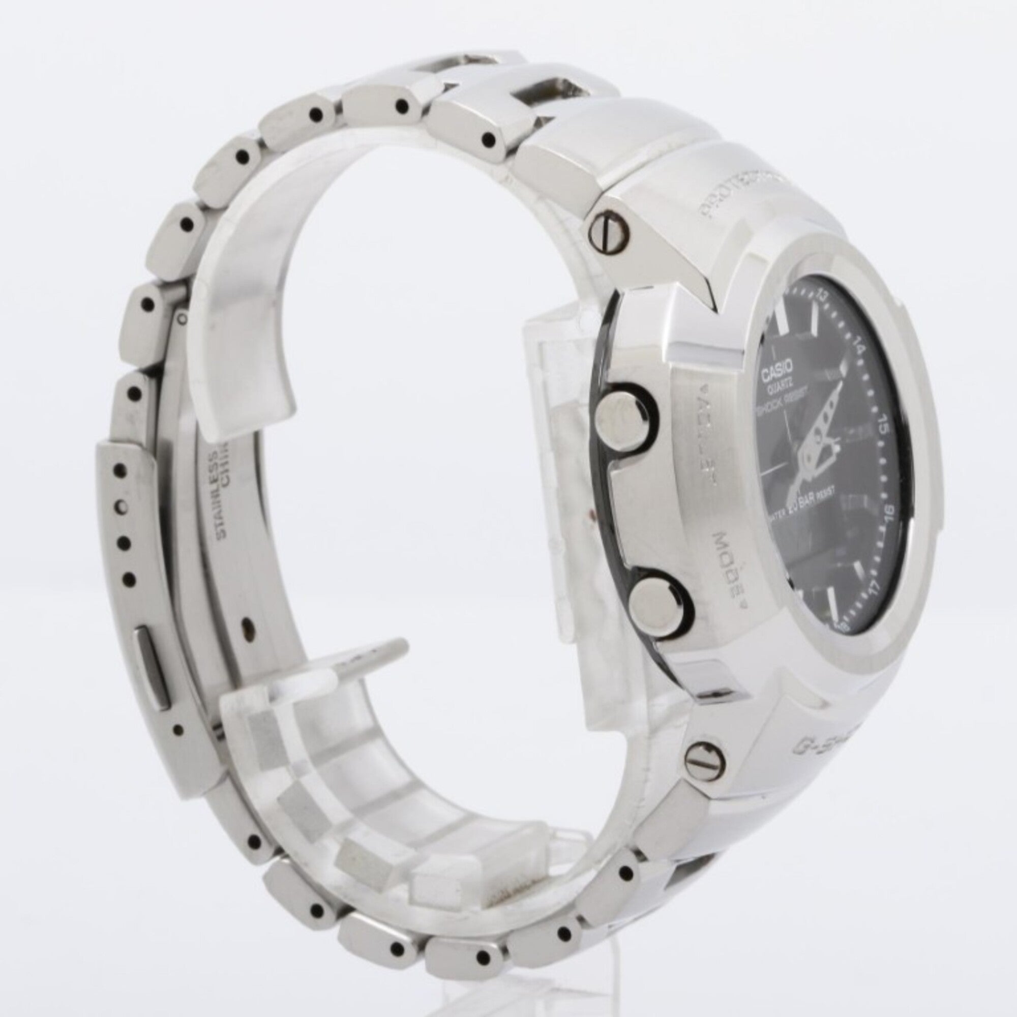 Montre Casio G-SHOCK FULL METAL série AW-500, modèle AWM-500D-1AJF Noir, cadran de 44 mm