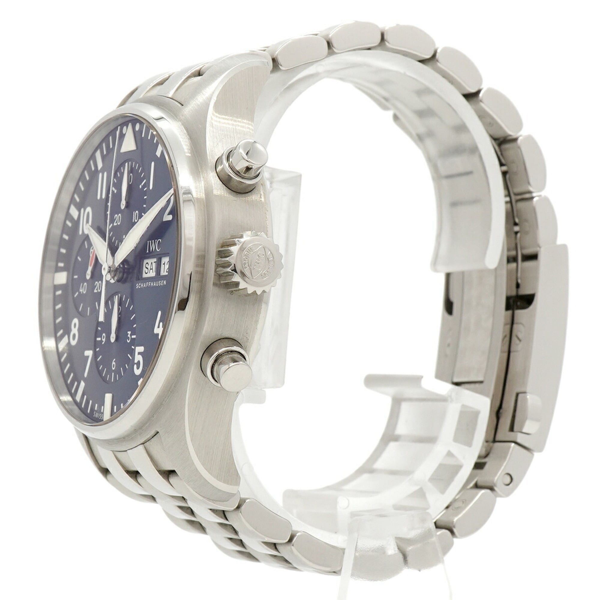 IWC Pilot IW377717 Blue Dial Stainless steel 43mm Watch