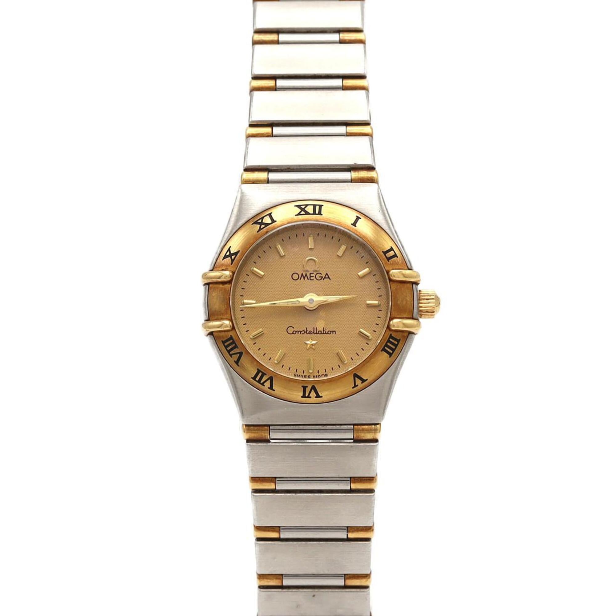 Montre Omega Constellation Mini 1262.1, cadran doré, 22 mm