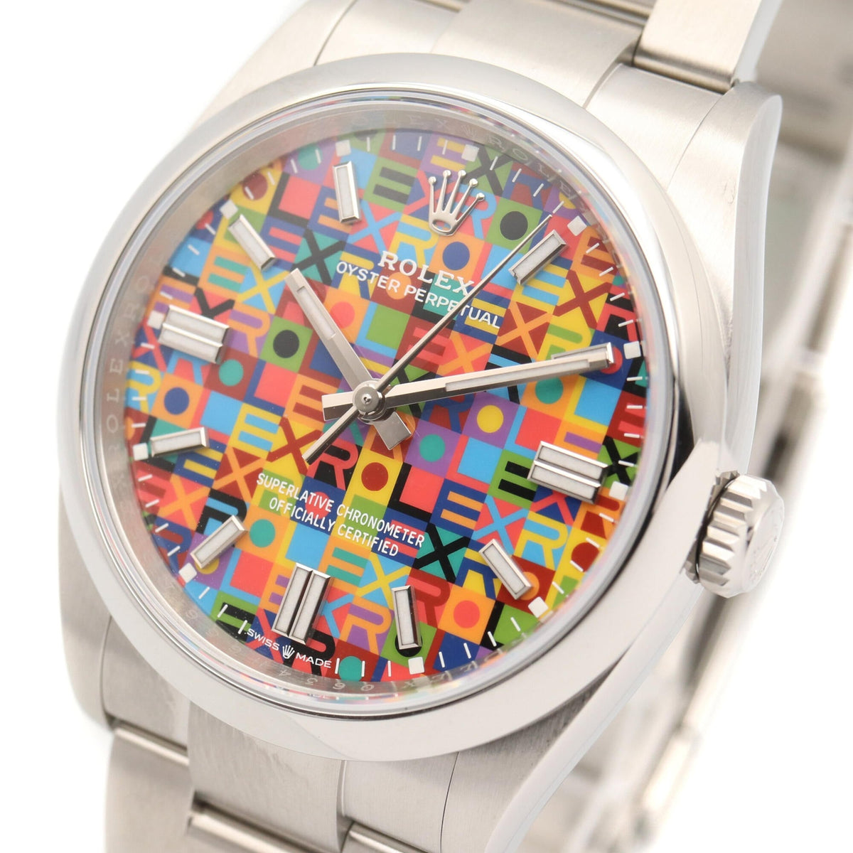 Rolex Oyster Perpetual 36 126000 Mehrfarbiges Zifferblatt 36 mm Uhr