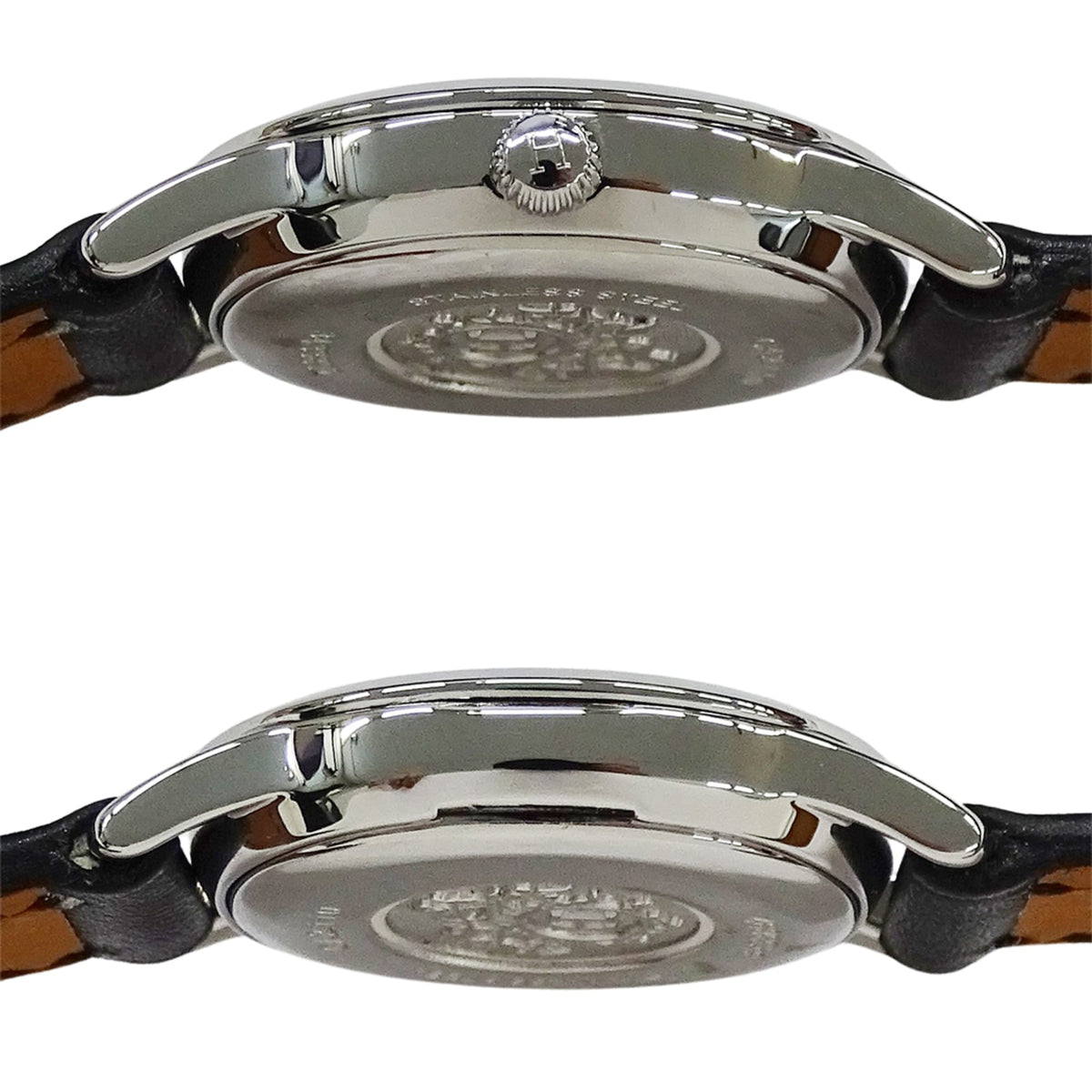 Hermes Slim d'Hermès CA2.110 horloge met zilveren wijzerplaat, 25 mm