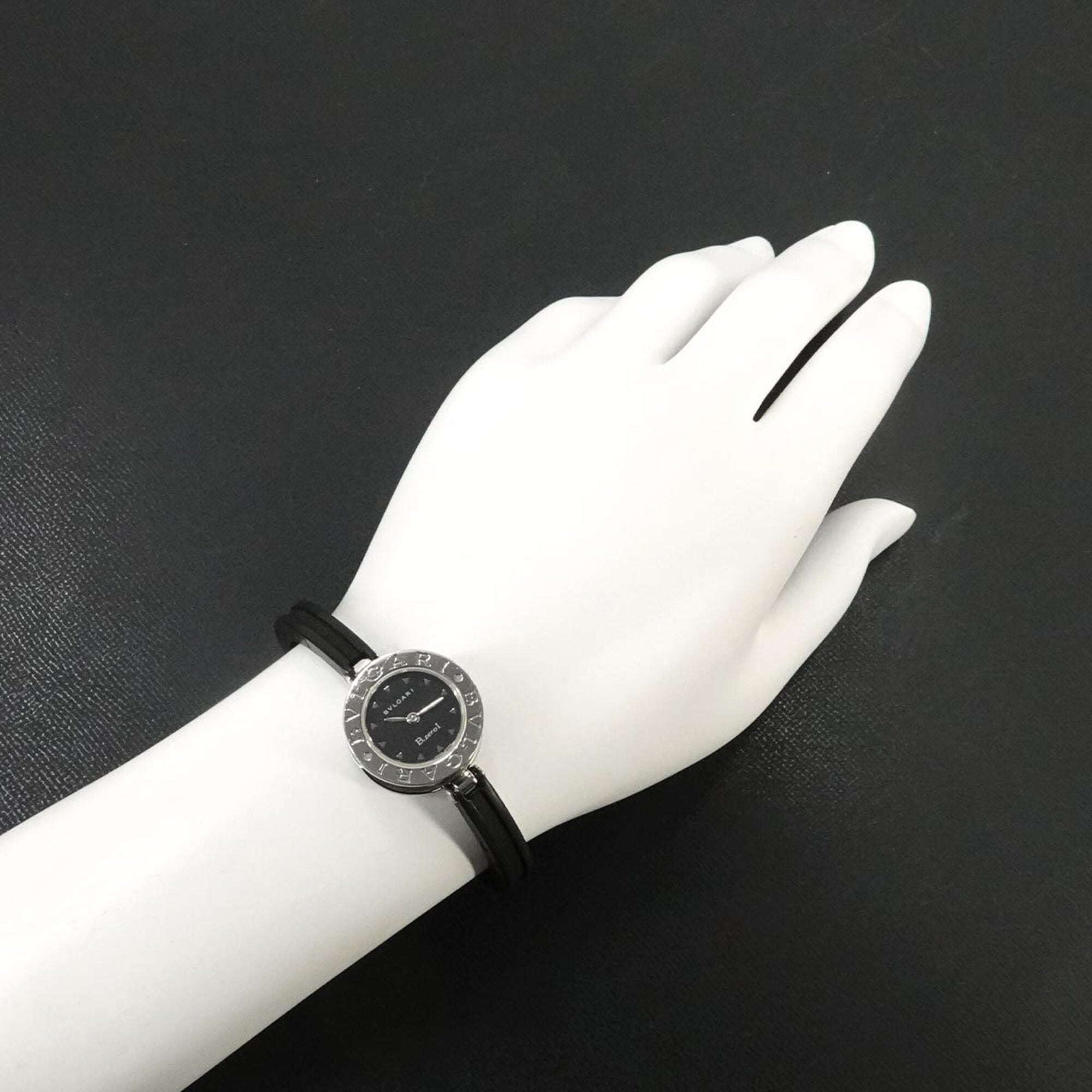 Bvlgari Bulgari BVLGARI B-Zero1 BZ22S horloge met zwarte wijzerplaat, 22 mm
