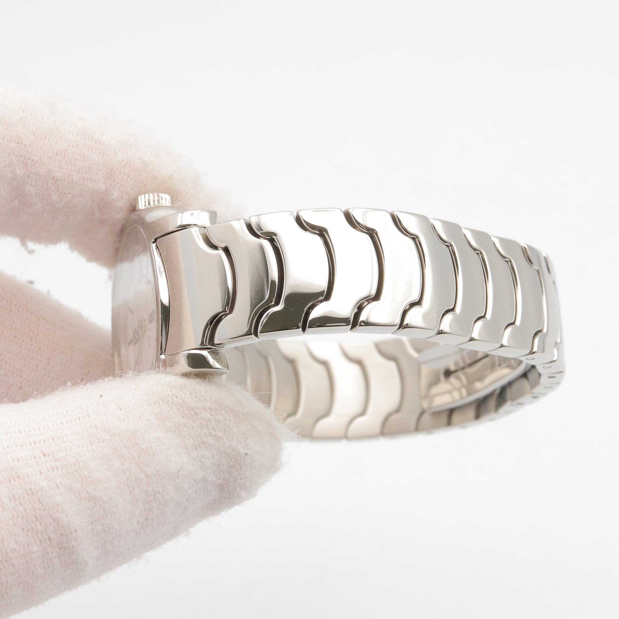 Montre Bulgari BVLGARI Solo Tempo, acier inoxydable, pour femme, Blanc (ST29S)