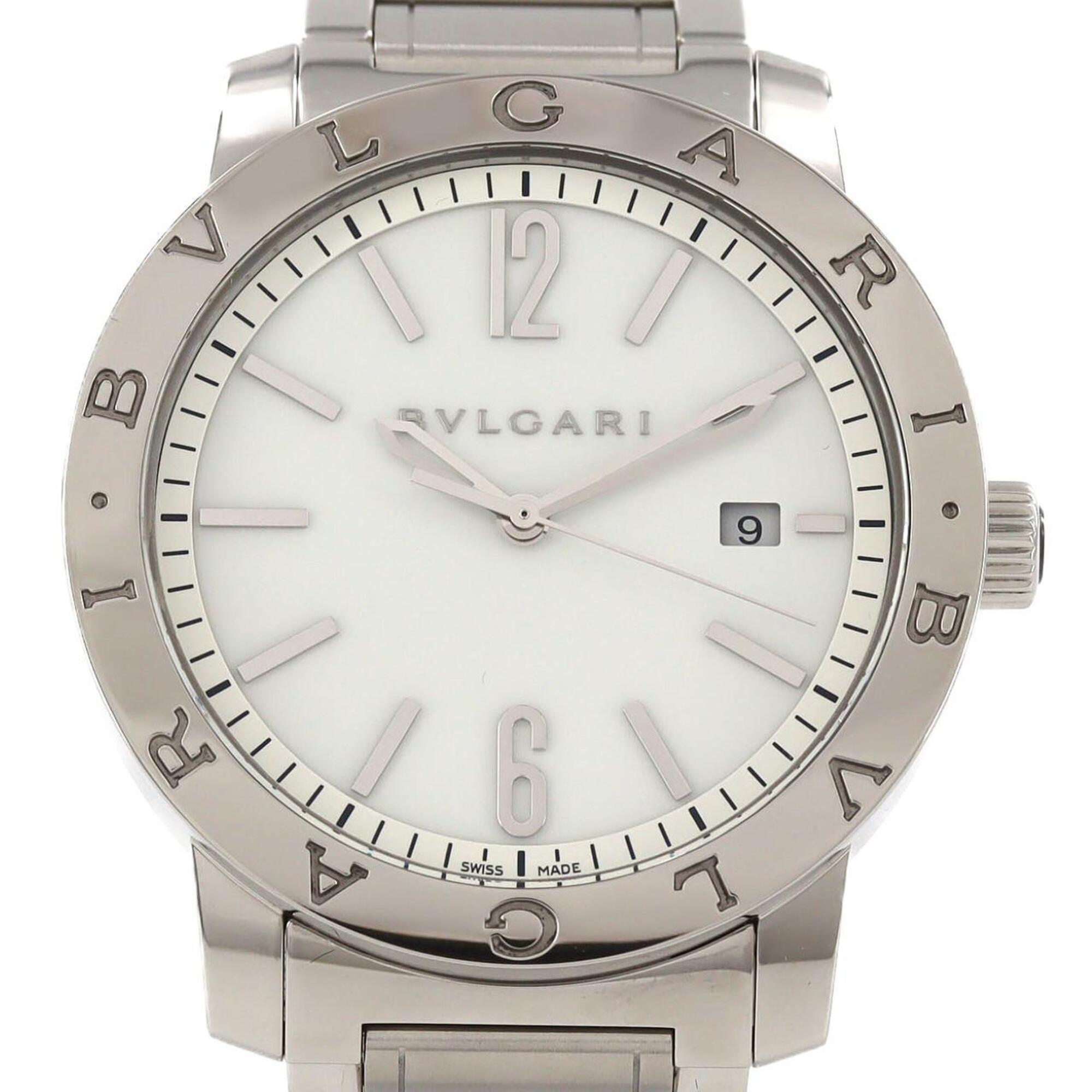 Bulgari BB41S BB41S/BB41WSSD White Dial 41mm Watch