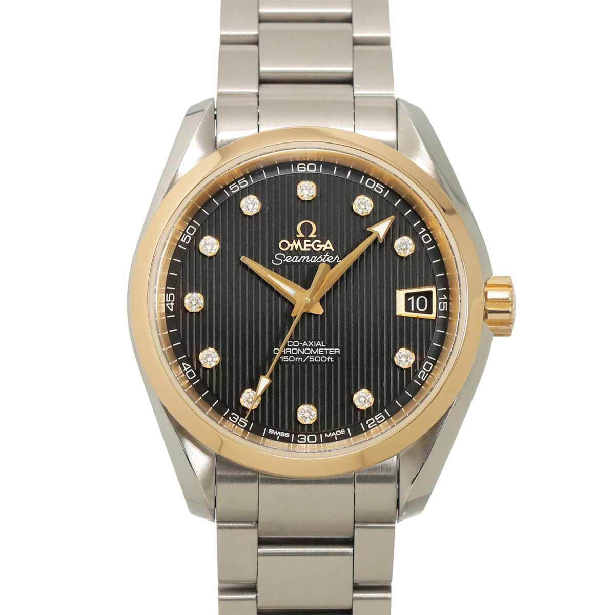 Omega Seamaster Aqua Terra 231 20 39 21 51 003 Schwarz Zifferblatt 39mm Uhr