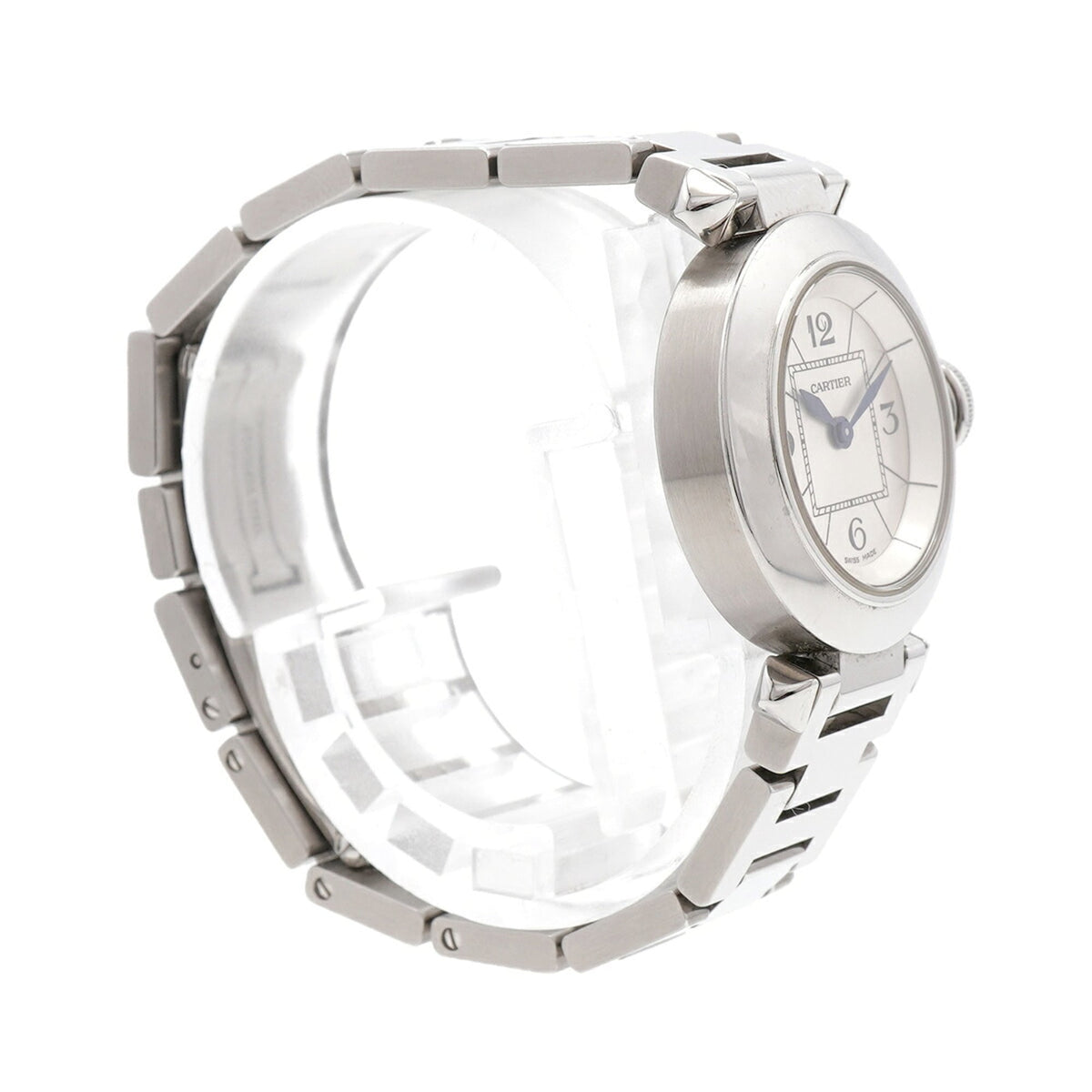 Cartier Miss Pasha W3140007 horloge met zilveren wijzerplaat, 27 mm