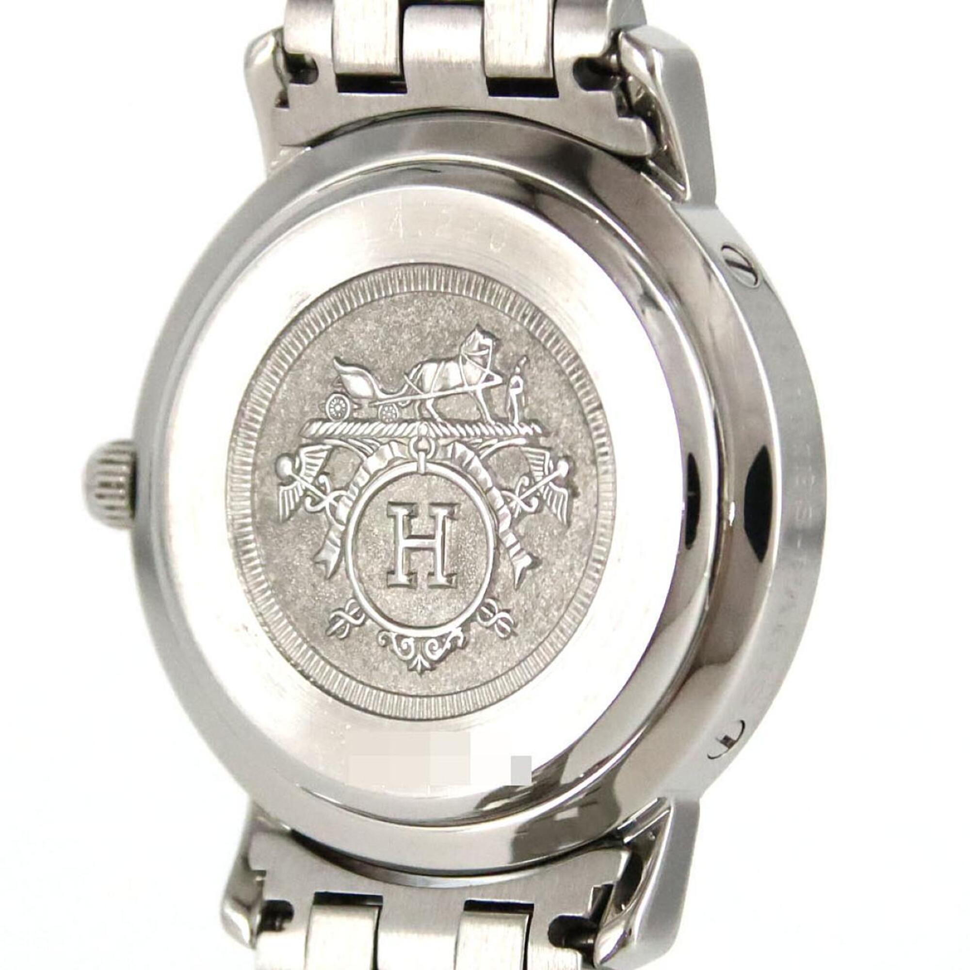 Hermes Clipper Combination CL4.220 White Dial 24mm Watch