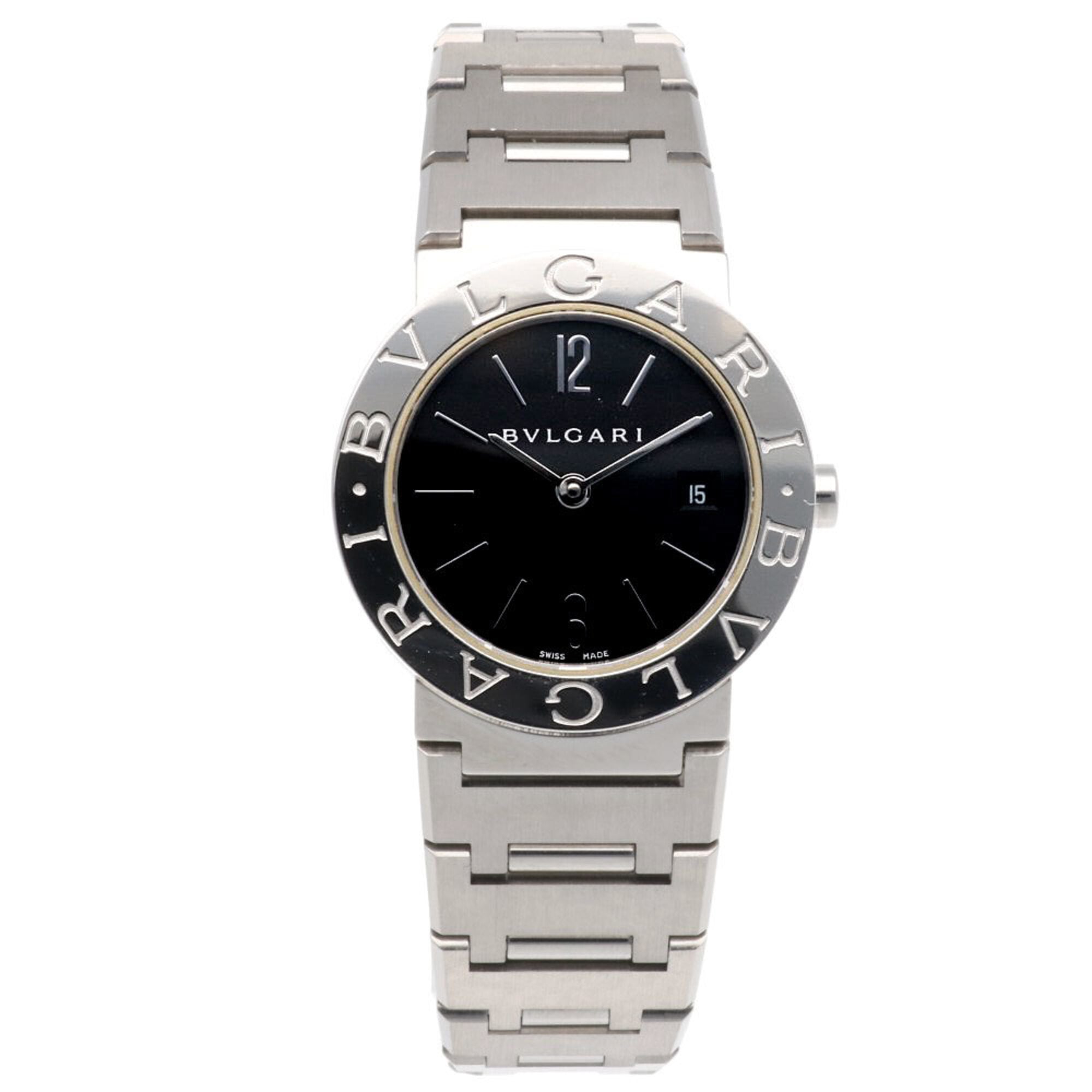 Bulgari BB26SS BB26SS Black Dial 25mm Watch