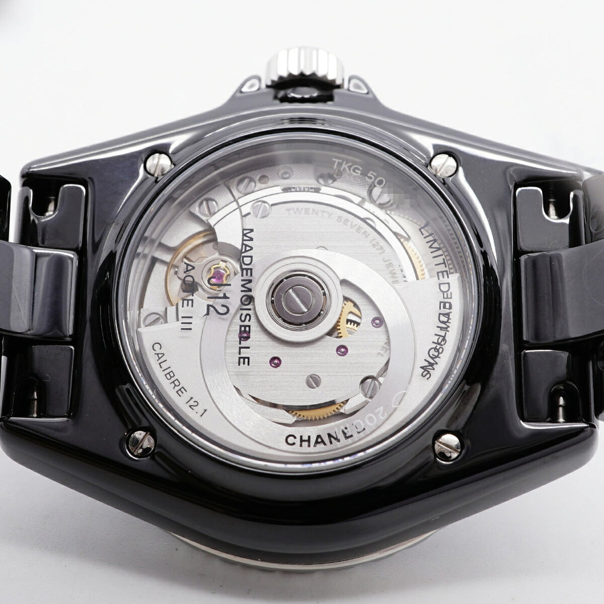 Chanel J12 Mademoiselle La Pausa H7609 Schwarz Zifferblatt 38 mm Uhr