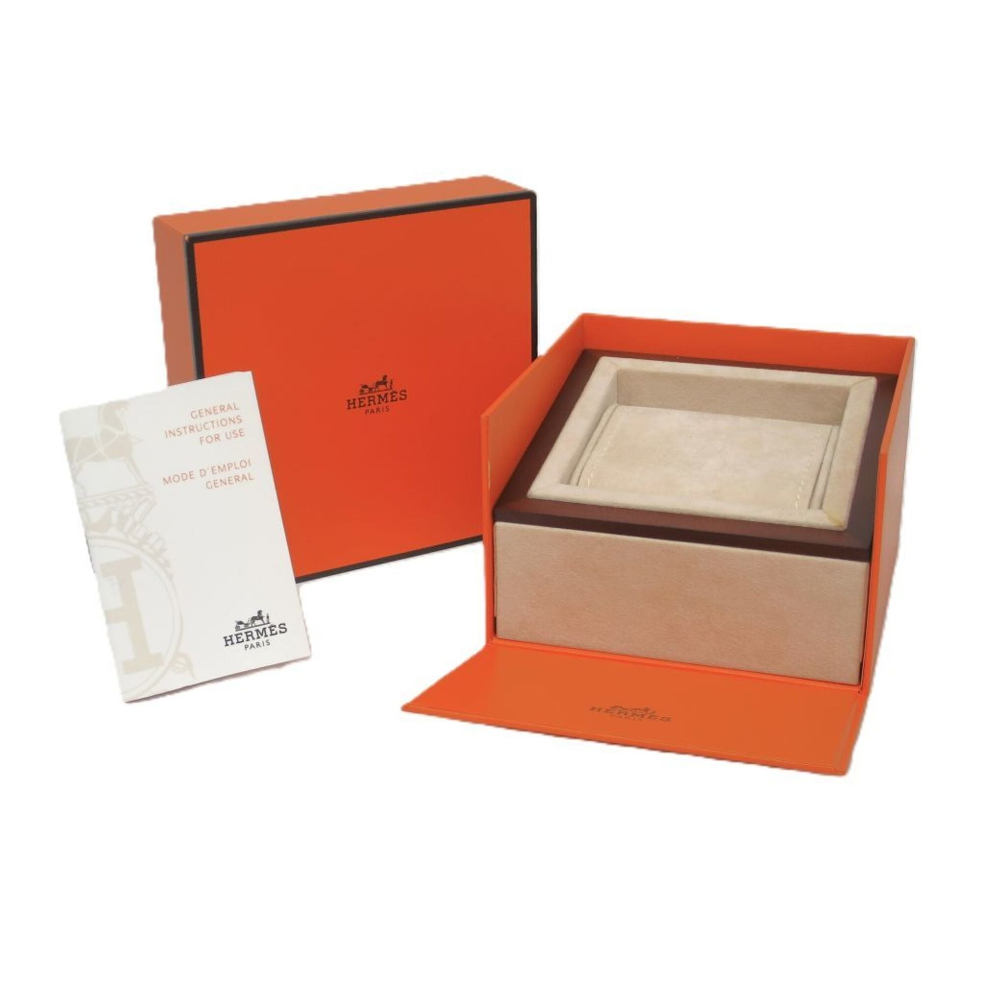 Montre HERMES Clipper Diamond Rose Cadran en nacre Quartz CL4.222