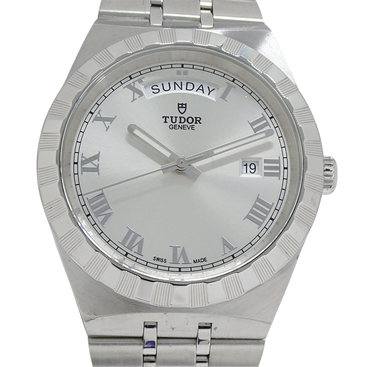 Tudor Royal 28600 horloge met zilveren wijzerplaat, 41 mm