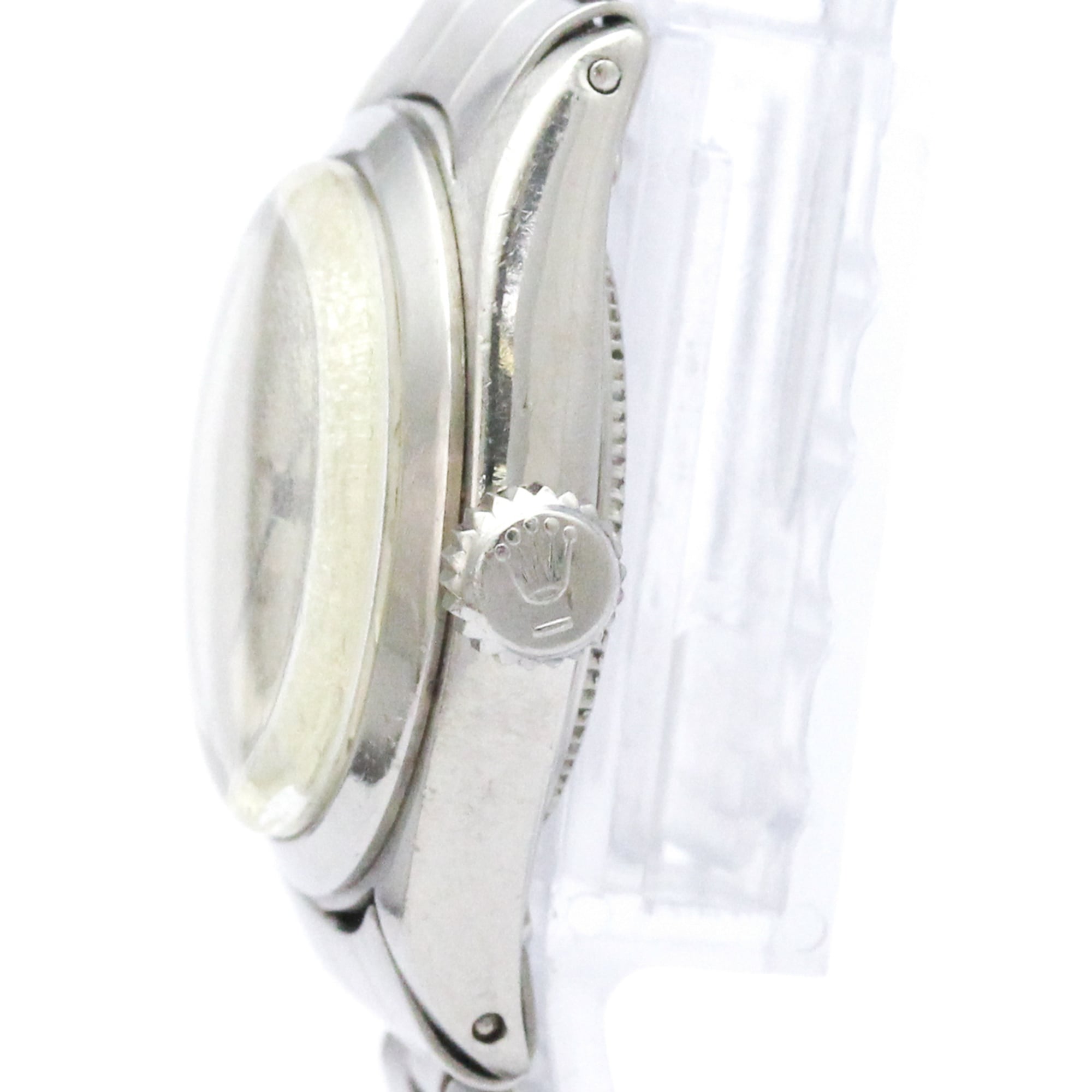 ROLEX Oyster Precision 6410 Steel Hand-Winding Ladies Watch Vintage