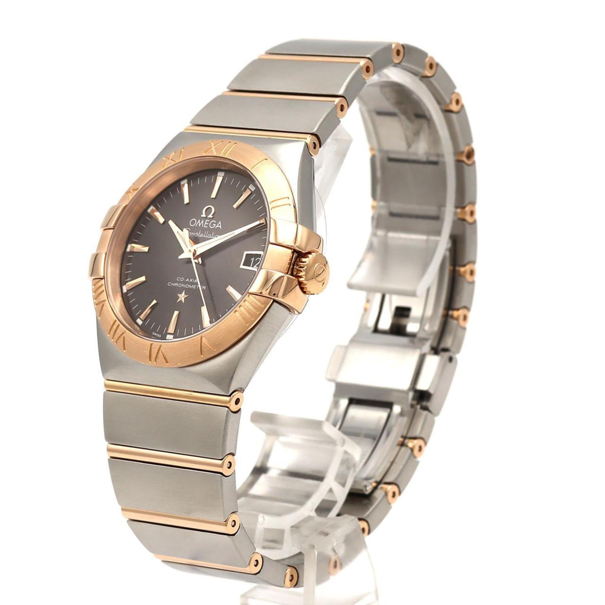 Omega Constellation Brushed 123.20.35.20.06.002 Gray Dial 35mm Watch
