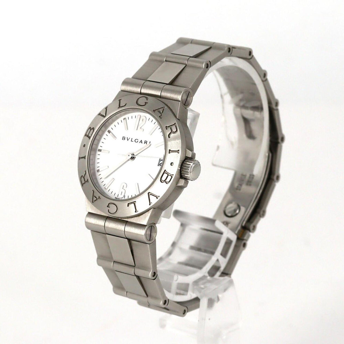 Bulgari Diagono Sport LCV29S White Dial 29mm Watch