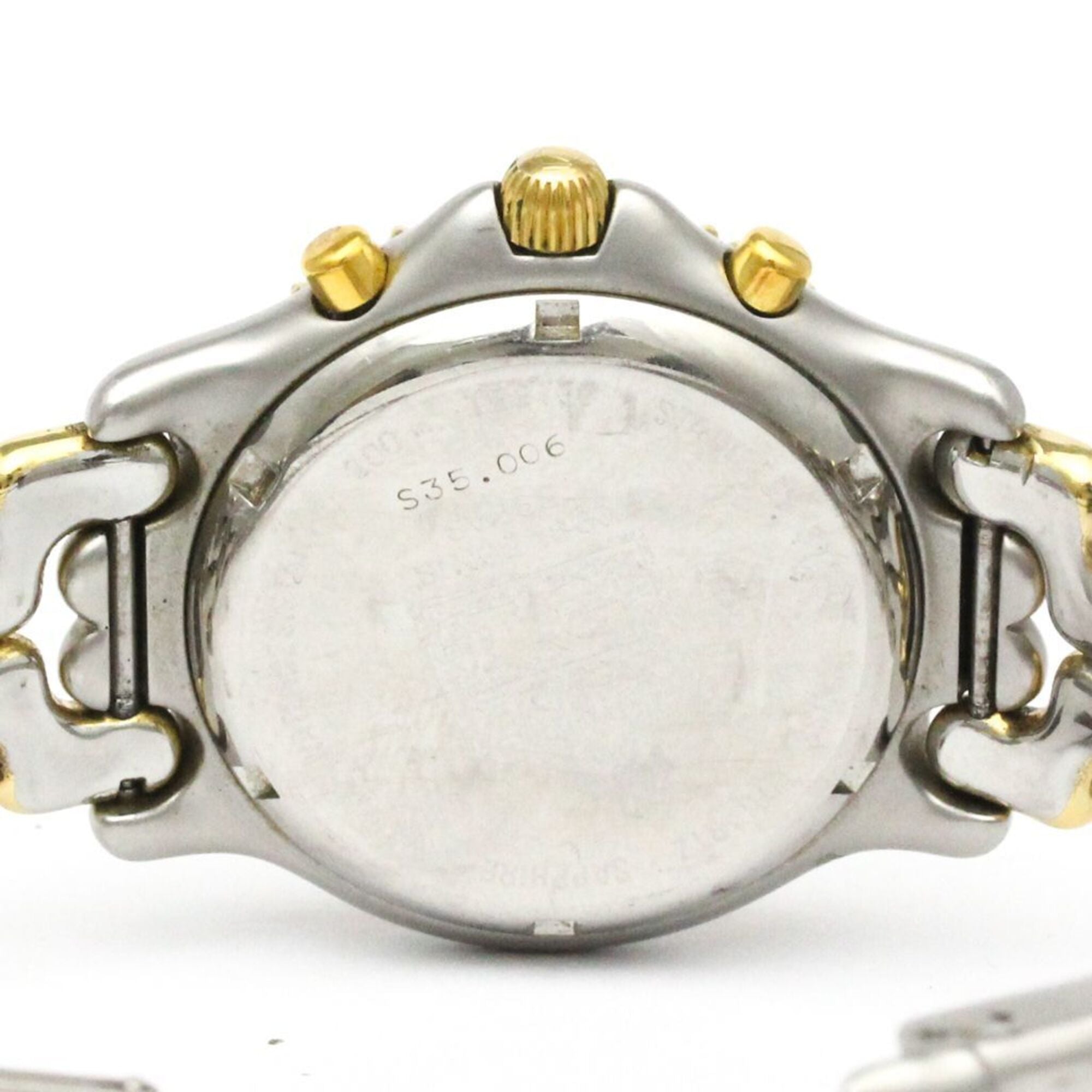 TAG HEUER Sel Chronograph Herrenuhr aus vergoldetem Stahl S35.006