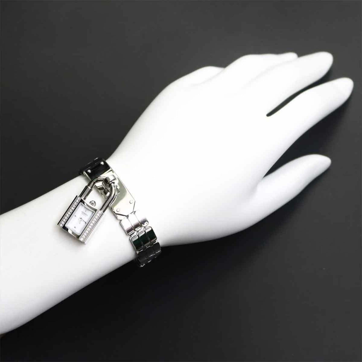 Hermes Kelly KE4 KE4.130b Weiß Zifferblatt 16 mm Uhr