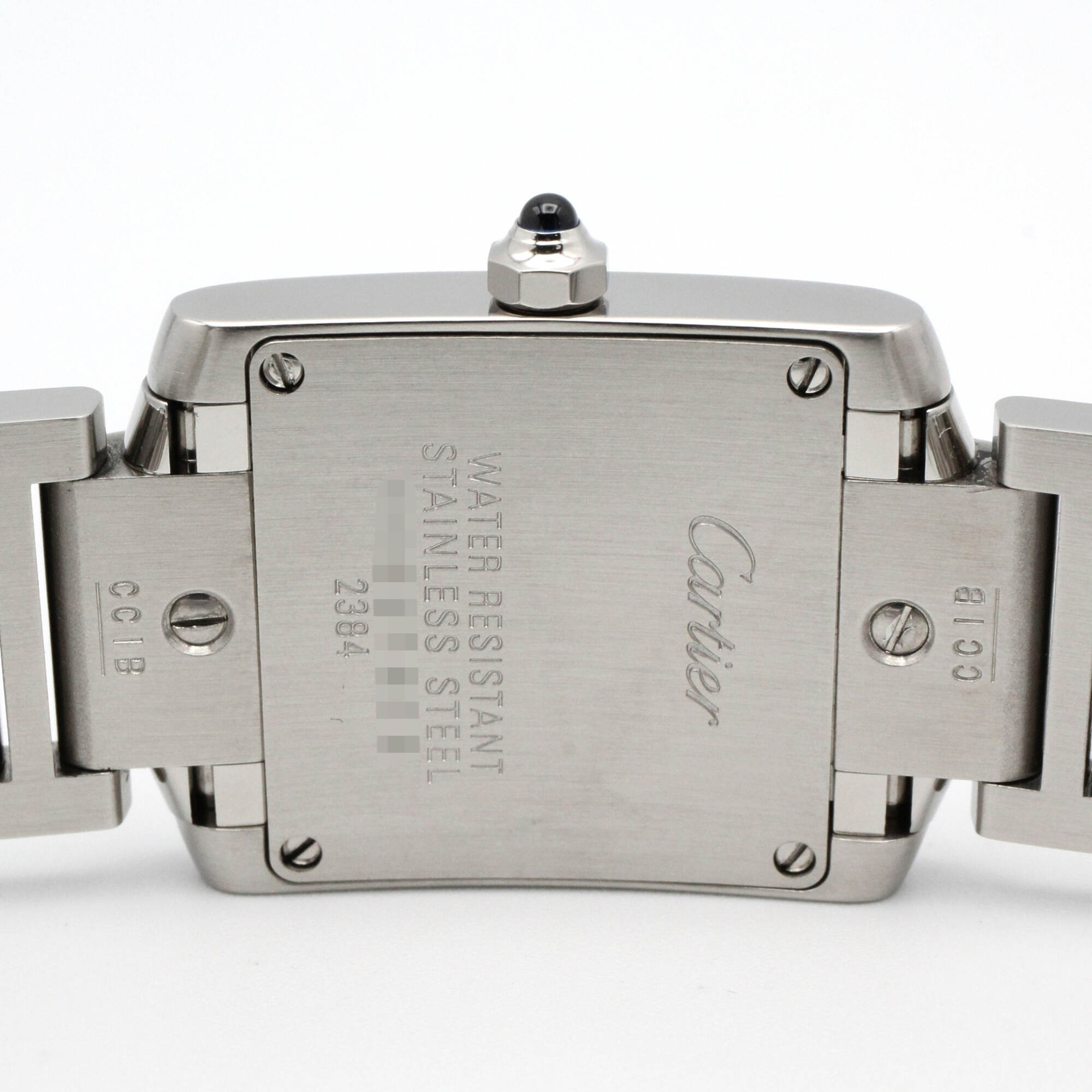 Cartier Tank W51026Q3 Black Dial 20mm Watch