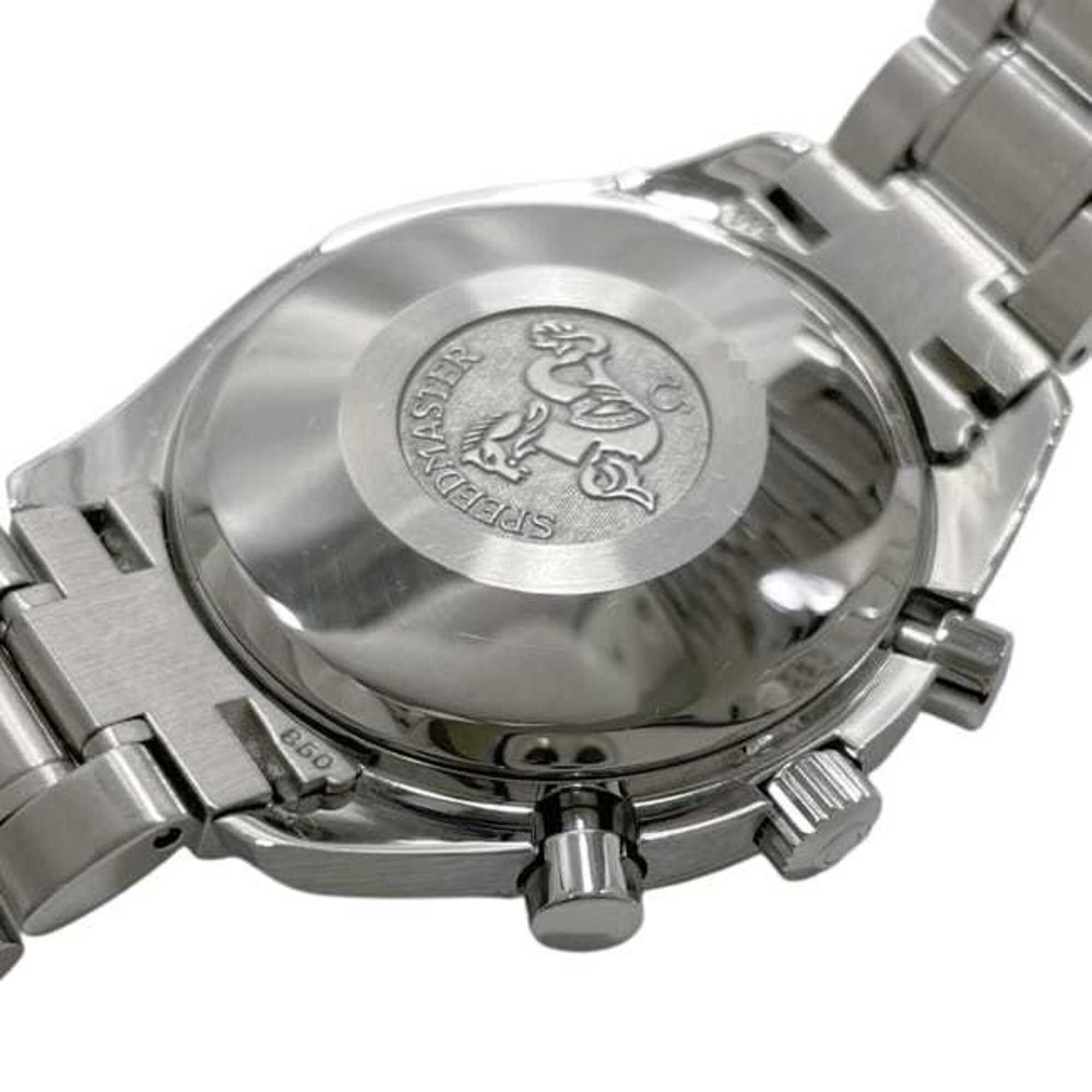 Montre Omega Speedmaster Triple Calendar, Blanc Crème argent, 3523.30, Chronographe, remontage Automatique, acier inoxydable.