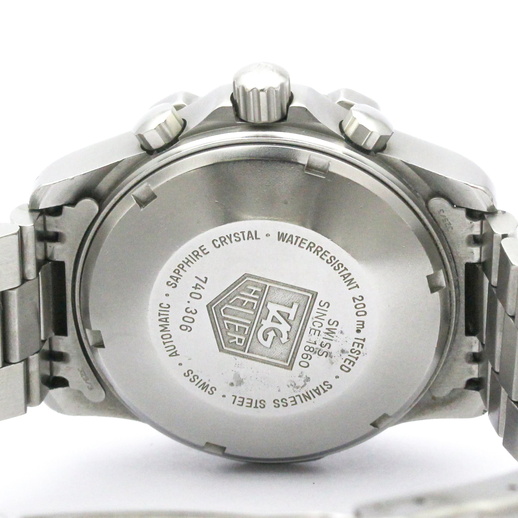 TAG HEUER Chronograph Diver Steel Automatic Mens Watch 740.306