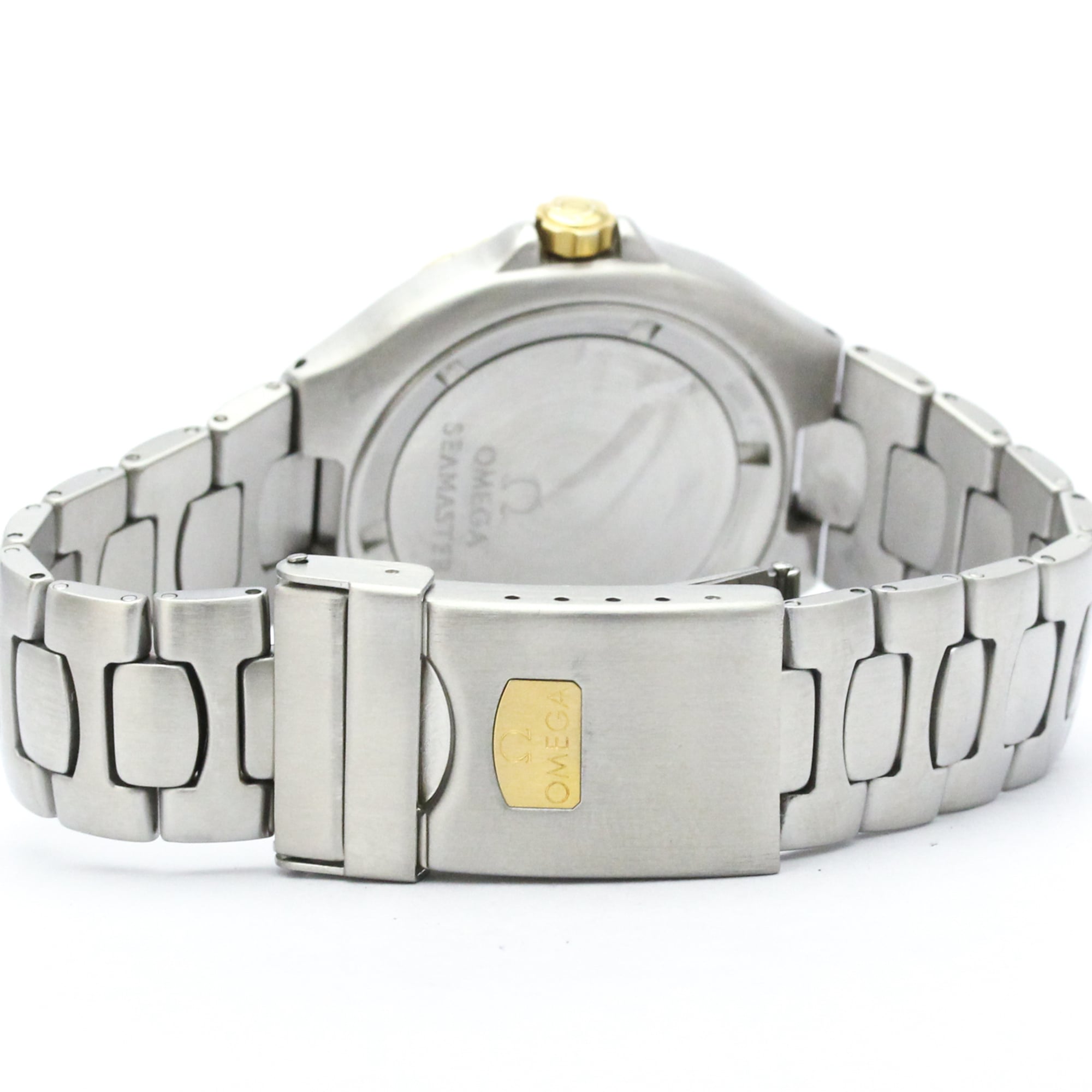 Omega Seamaster 3.961.042 Gold Dial 38mm Watch