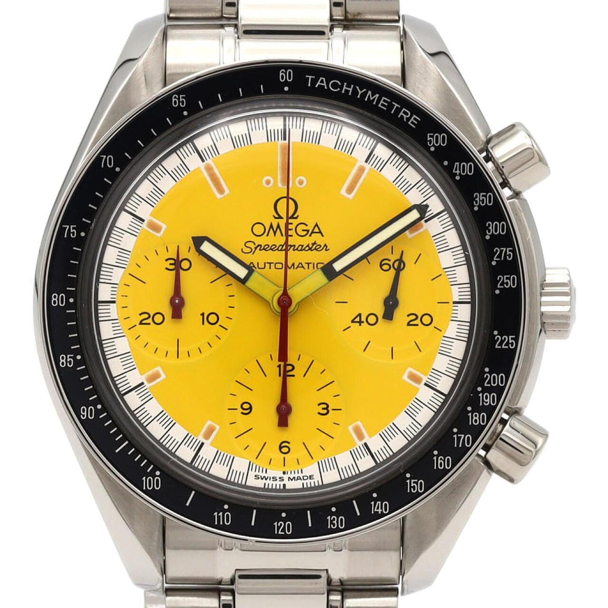 Omega Speedmaster Racing 3510.12 mit gelbem Zifferblatt 39mm Uhr