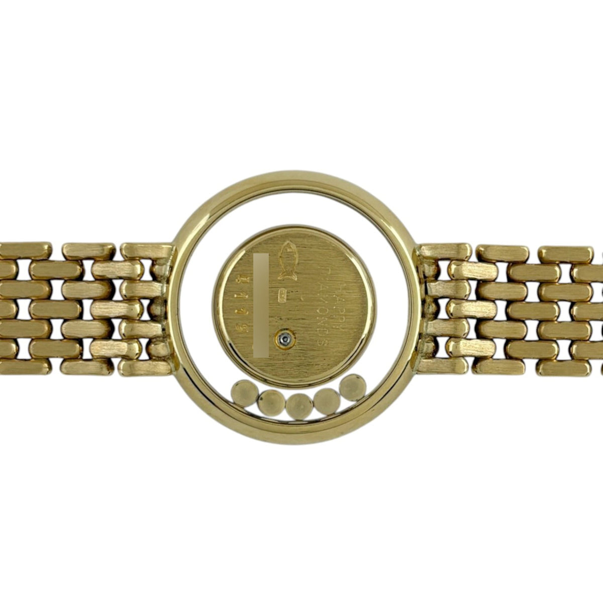 Chopard Happy Diamonds 4119 horloge met witte wijzerplaat, 23 mm