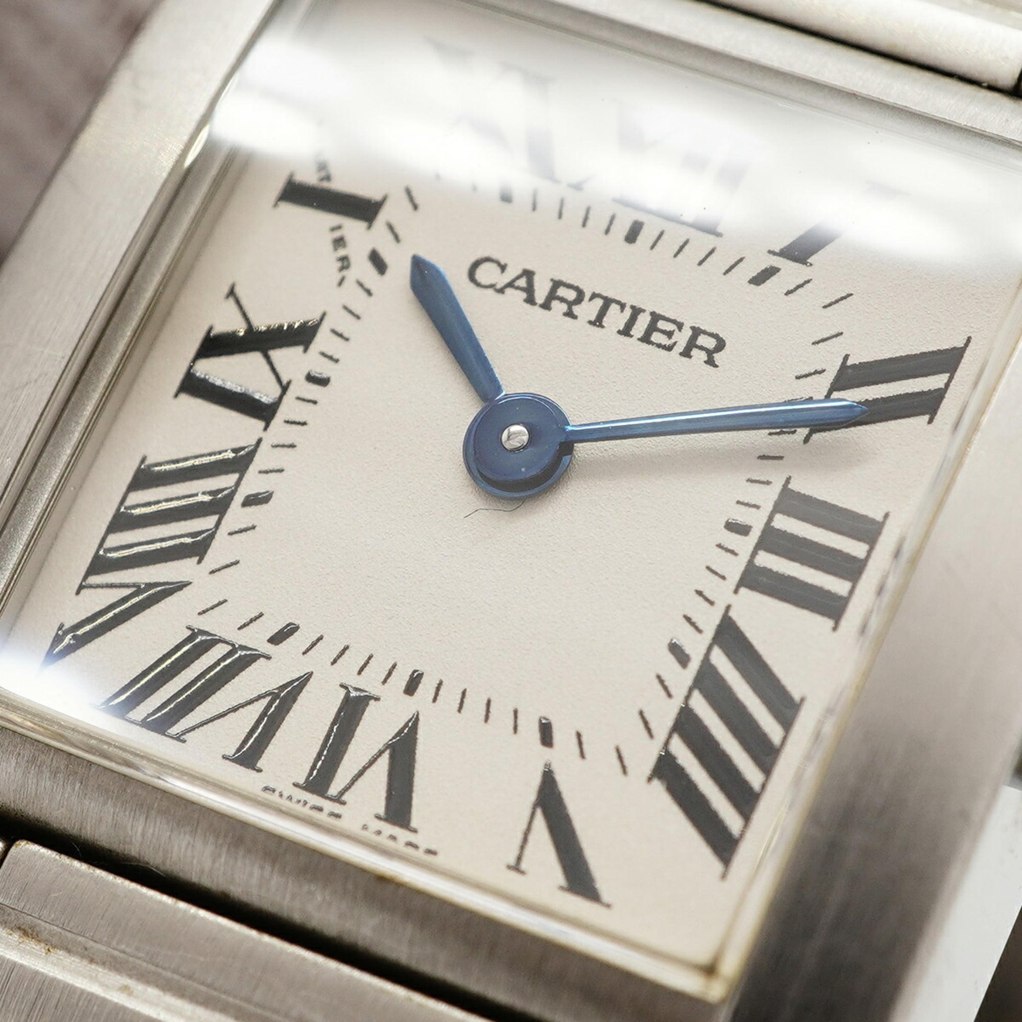 Cartier Tank francaise W51008Q3 Ivory Dial 20mm Watch