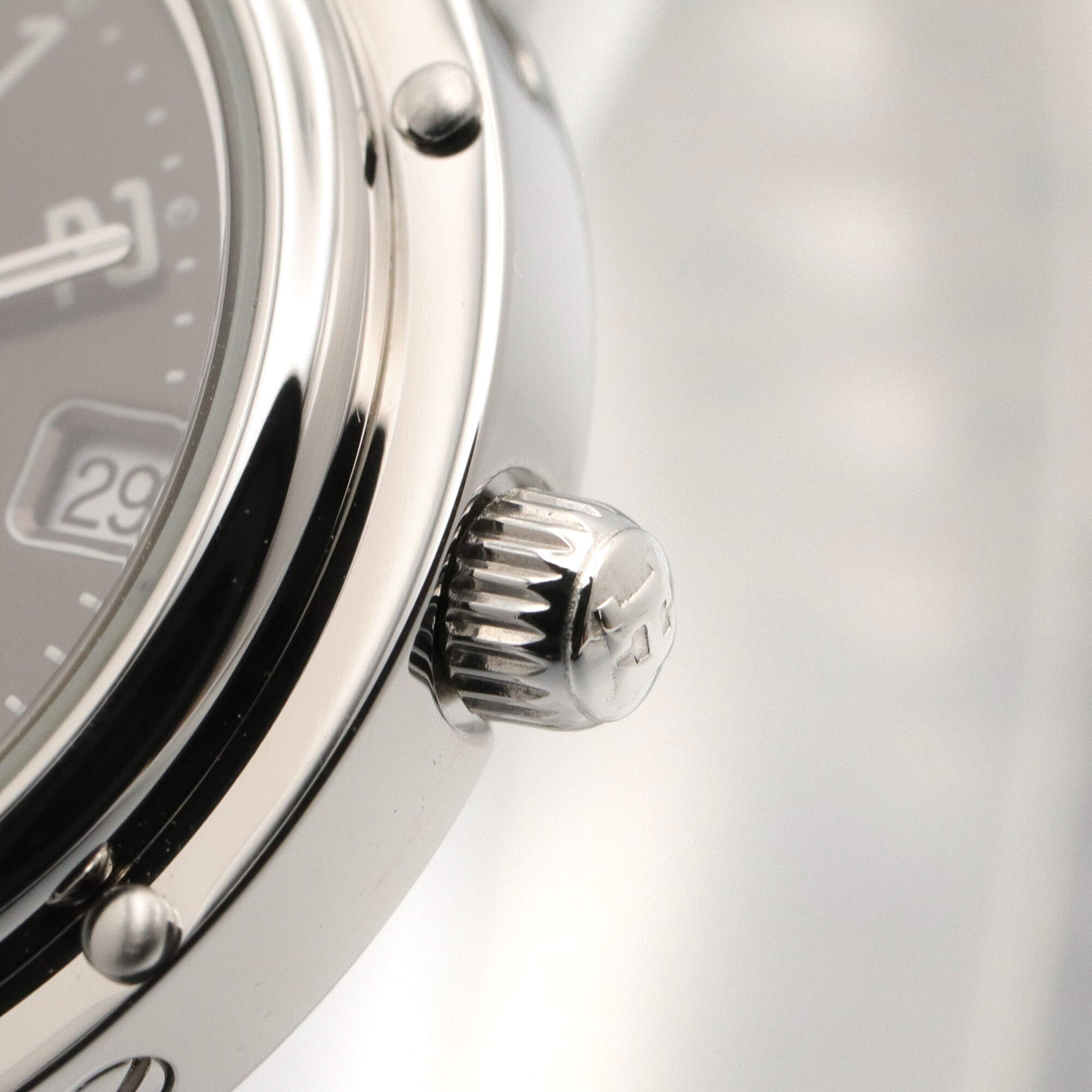 Hermes Clipper CL4.210 Gray Dial Stainless steel 24mm Watch