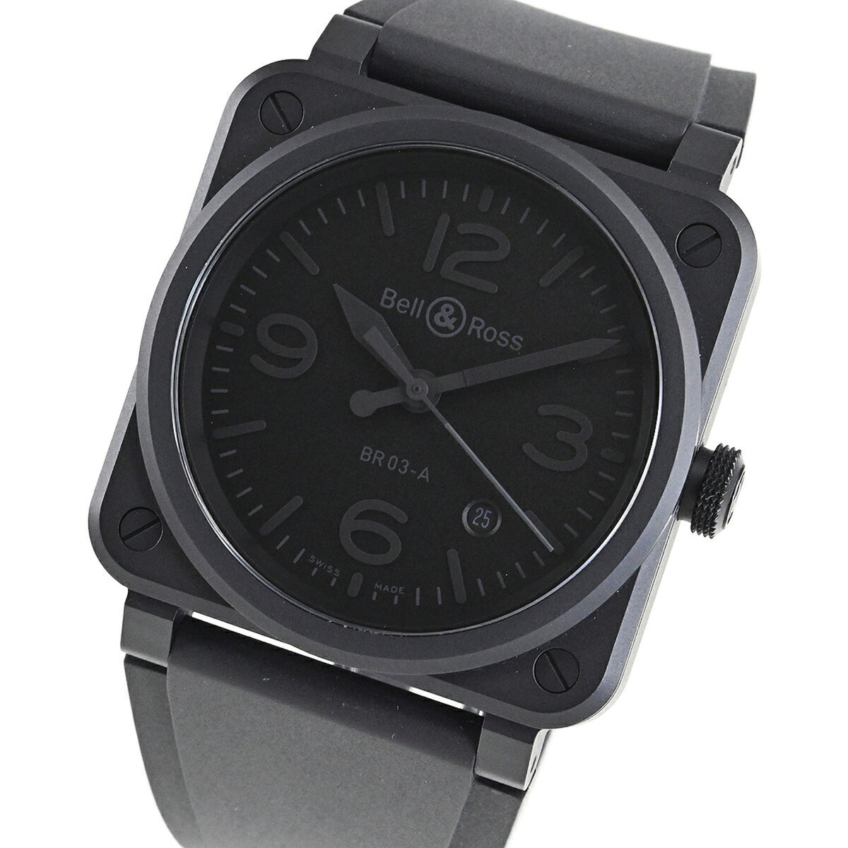 Bell & Ross BR-03 Phantom BR03A-PH-CE/SRB Black Dial 41mm Watch