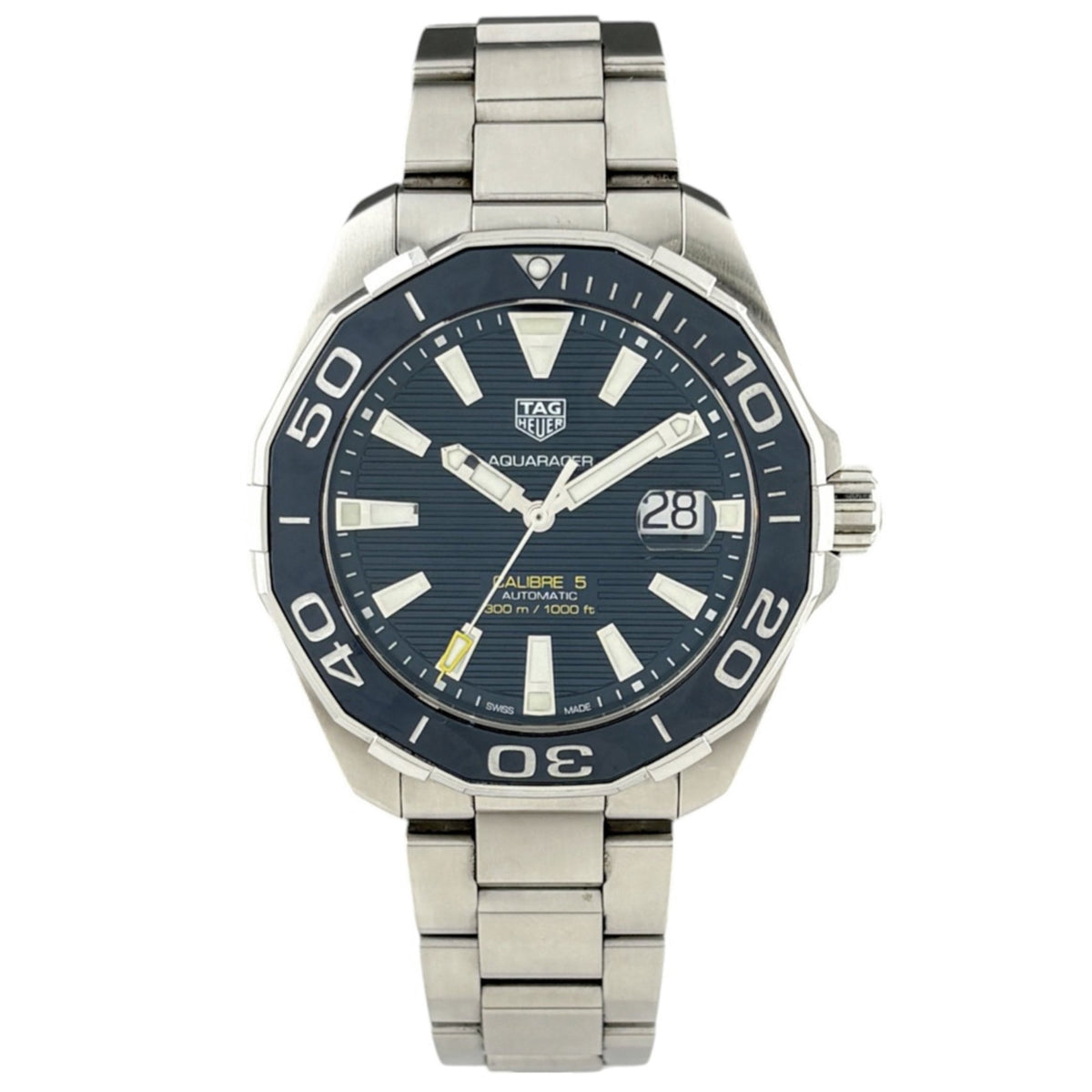 Montre TAG Heuer Aquaracer Calibre WAY201B/BA0927 Bleu Cadran 44 mm