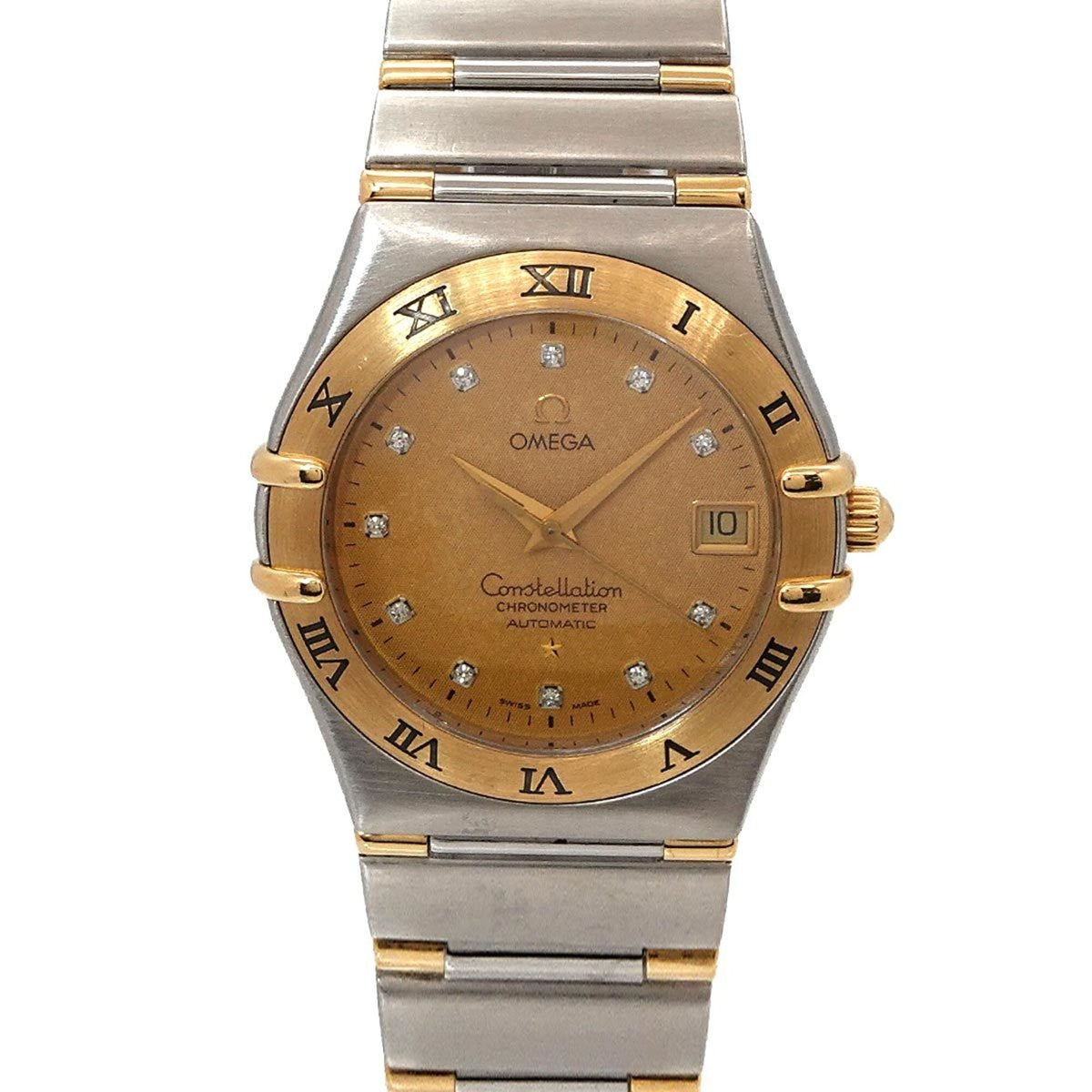Omega Constellation 1302 15 Gold Dial 35mm Watch