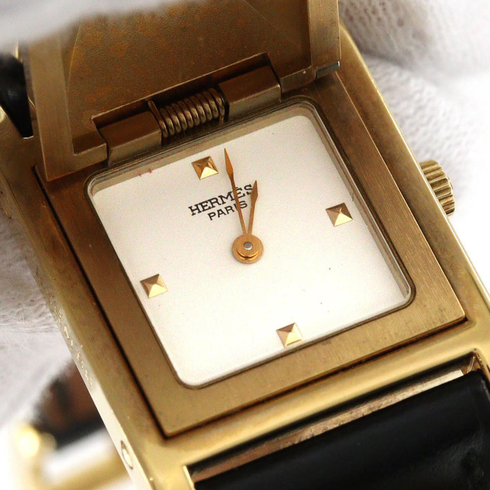 Hermes Medor GZl1jdya White Dial 23mm Watch
