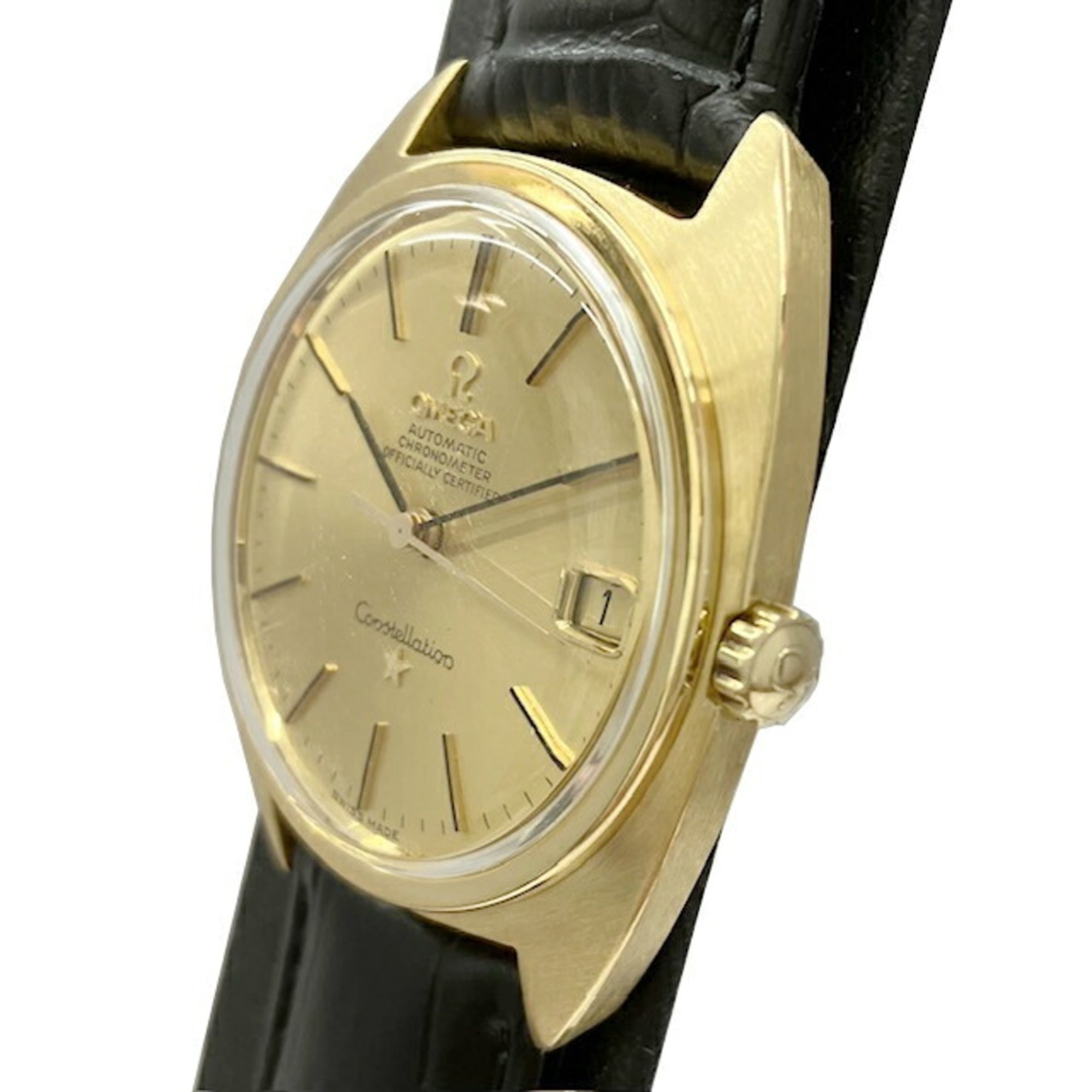 OMEGA Constellation 168.009 Cal. 561 750 168.017 18-Karat-Automatikuhr mit Datumumsanzeige für Herren