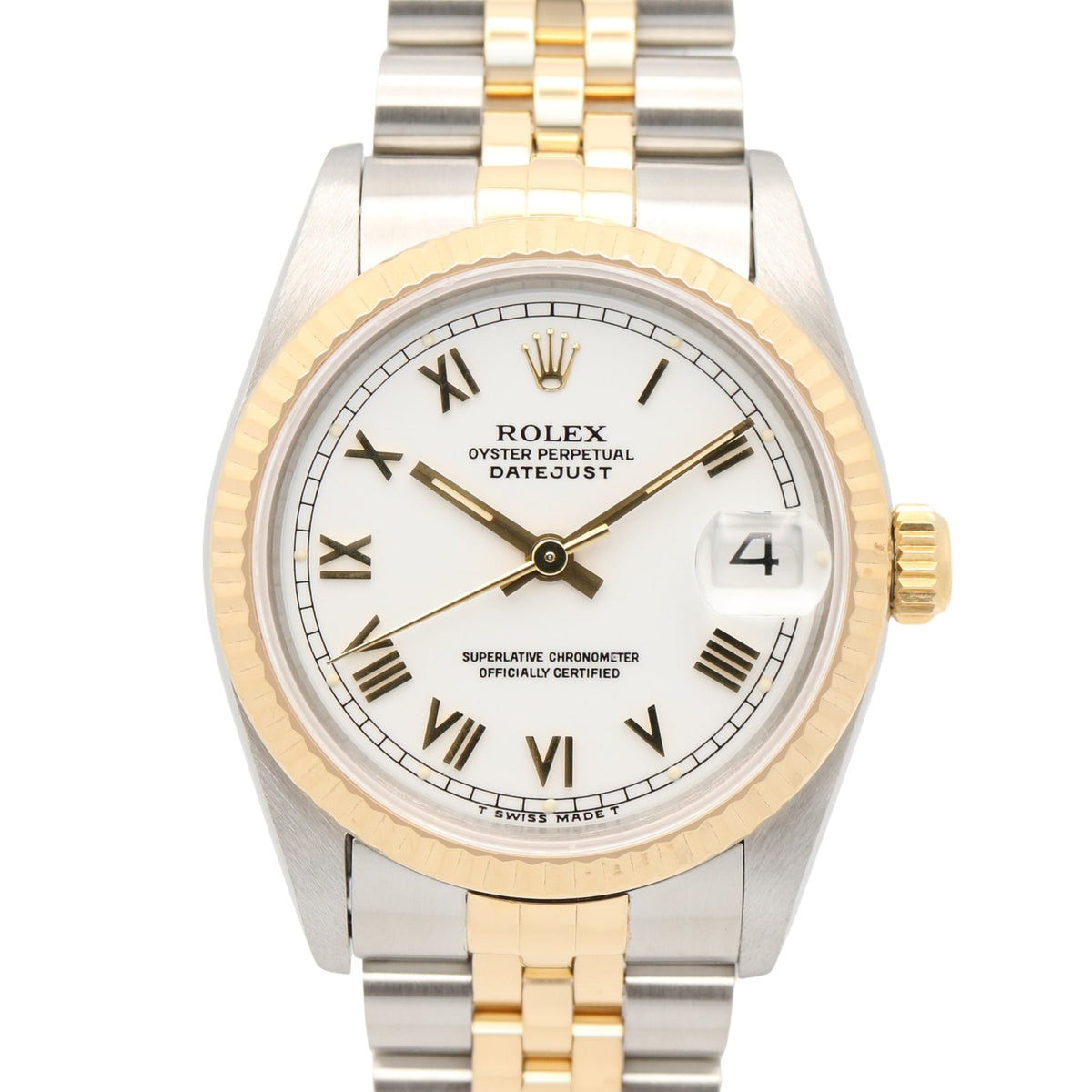 Rolex Datejust S-series 68273 White Dial 31mm Watch