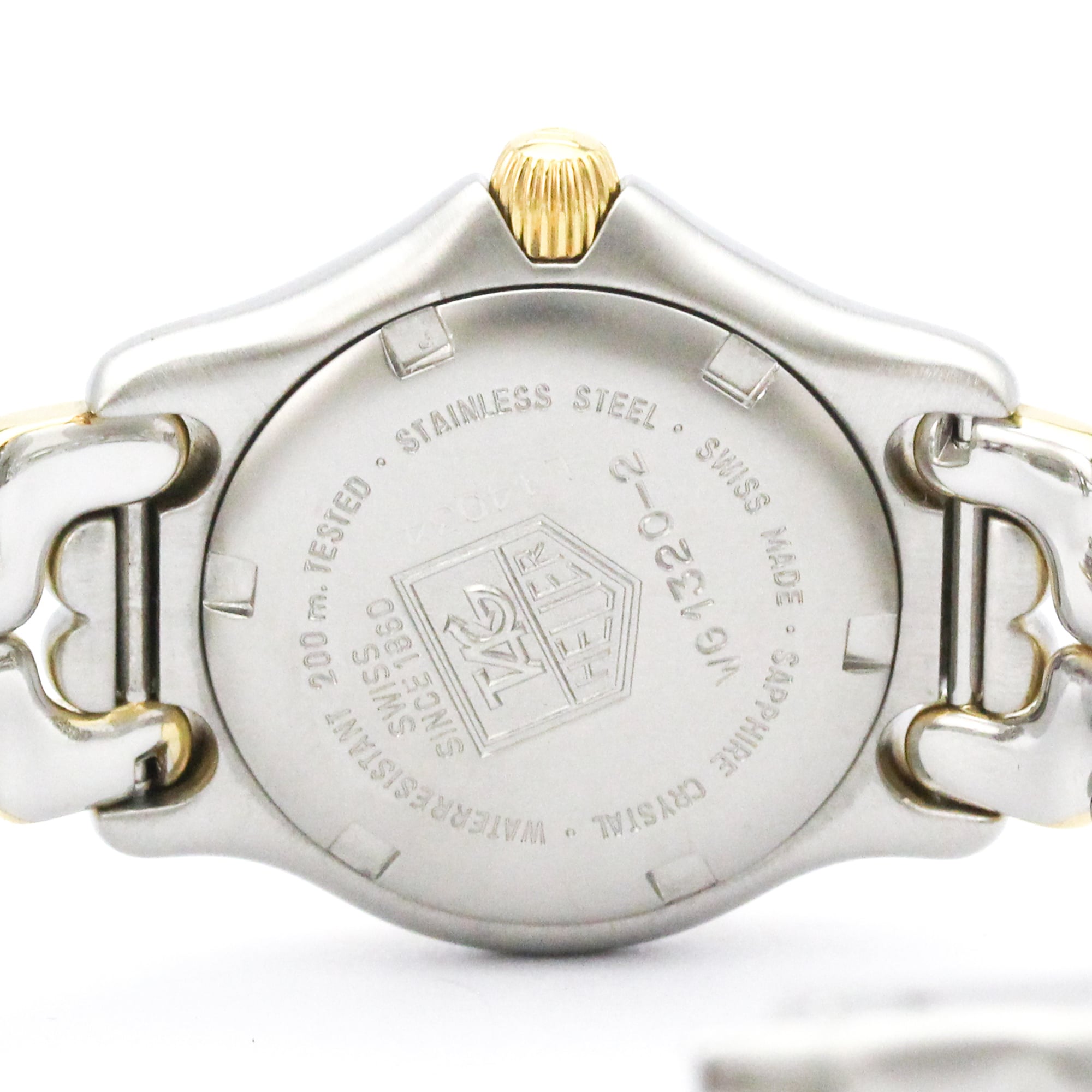 TAG HEUER Sel 200M Gold Plated Steel Ladies Watch WG1320 Polished