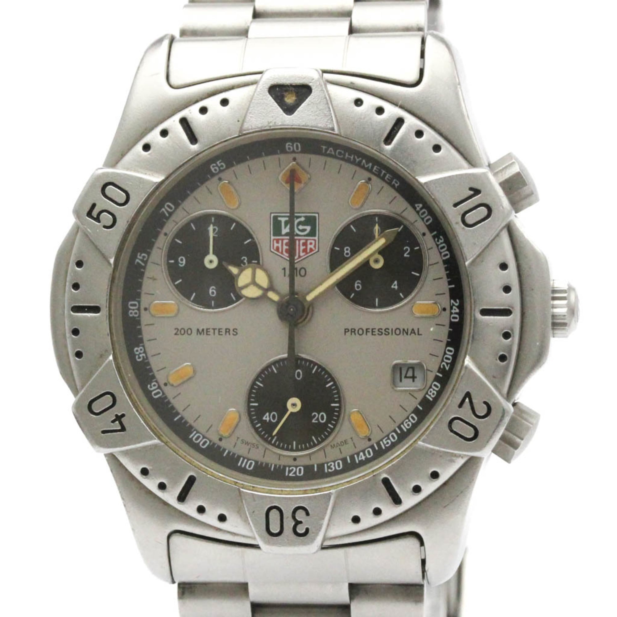 TAG Heuer Professional 540.206 Silver Dial 40mm Watch