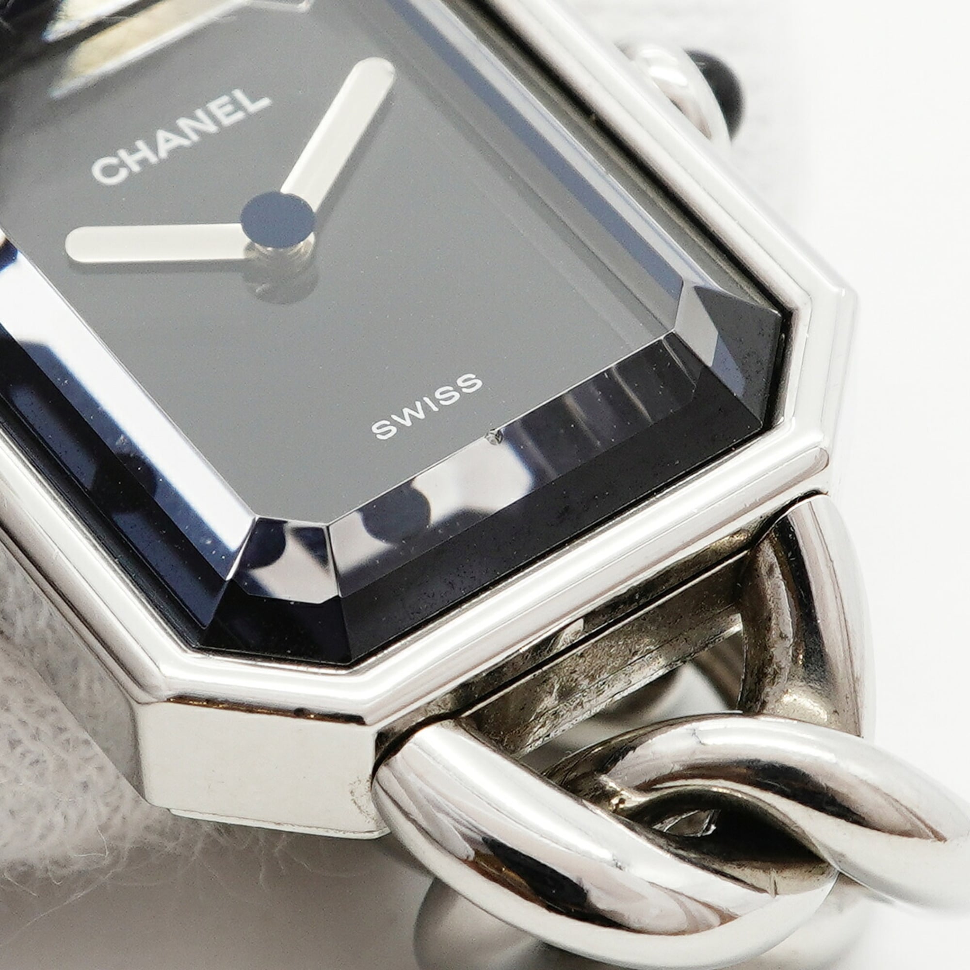 Chanel PremiÃ¨re S Chain H0452 Black Dial Wo