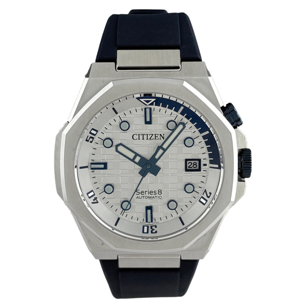 Citizen Series Eight 9051-009KM0D Silber Zifferblatt 41 mm Uhr