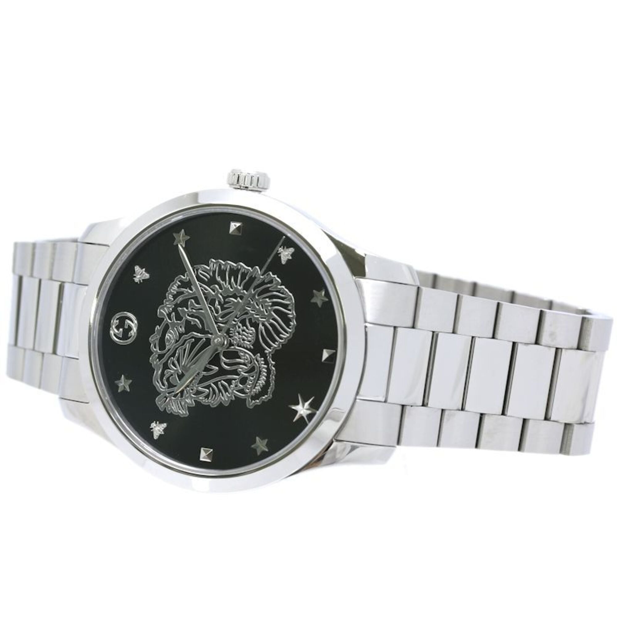 GUCCI G-Timeless YA1264125 126.4 Men's Watch Stainless Steel /40427