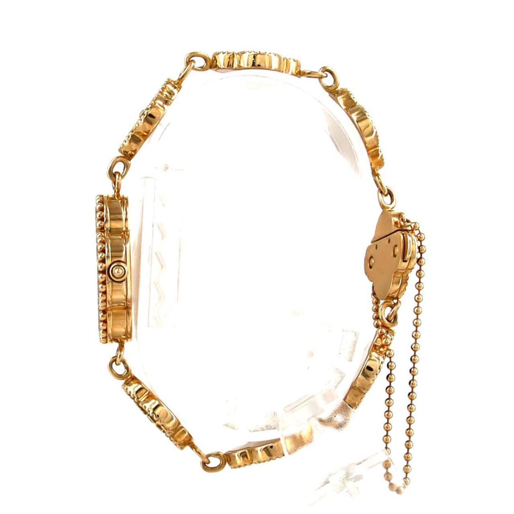 Van Cleef & Arpels Alhambra YG 4P 122974 quartzhorloge