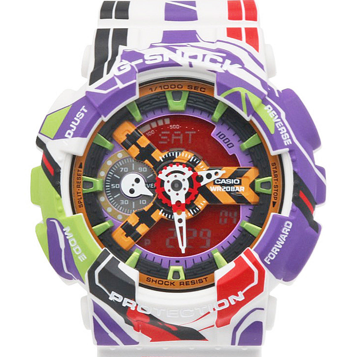 Casio G-Shock Evangelion-Kooperation GA-110EVA30-7AJR Zifferblatt 51 mm Uhr